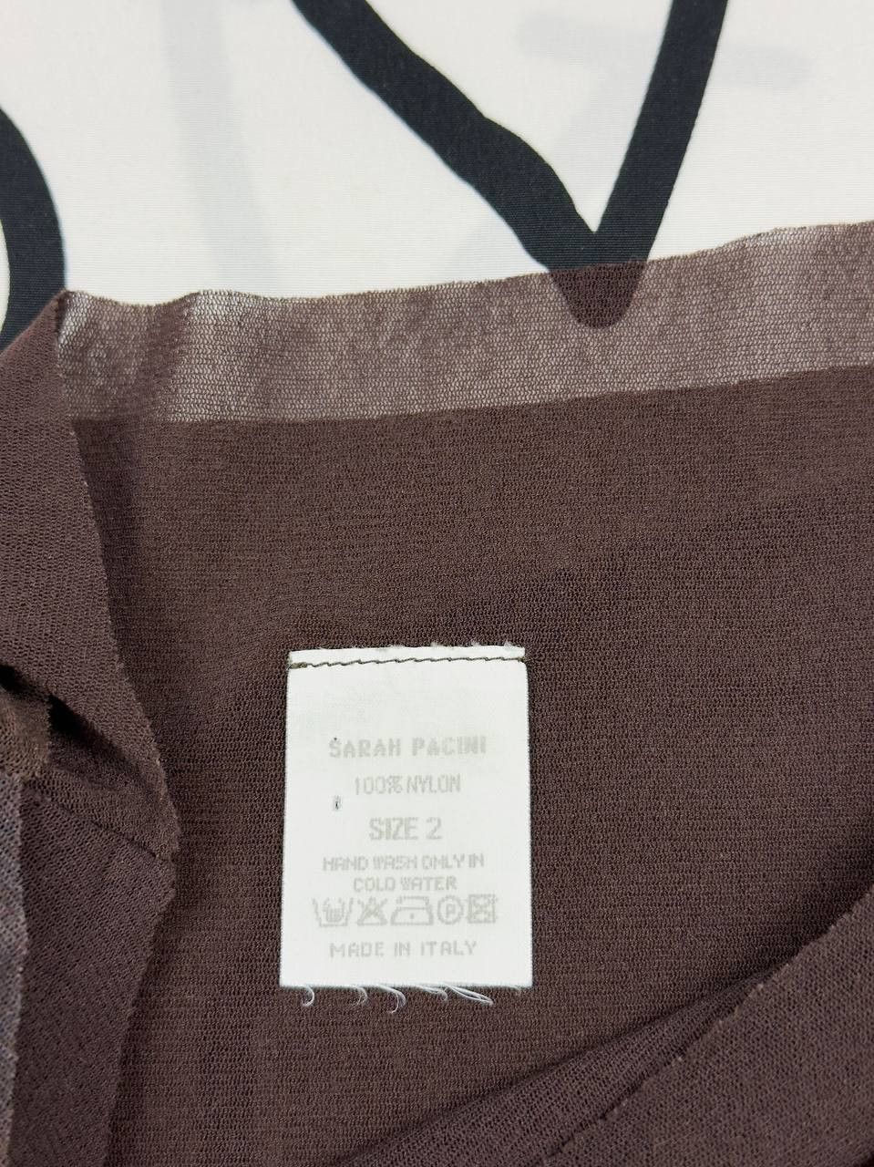 Sarah Pacini Vintage Sarah Pacini Avant garde Mesh Top Gradient Sheer Size XS / US 0-2 / IT 36-38 - 4 Thumbnail