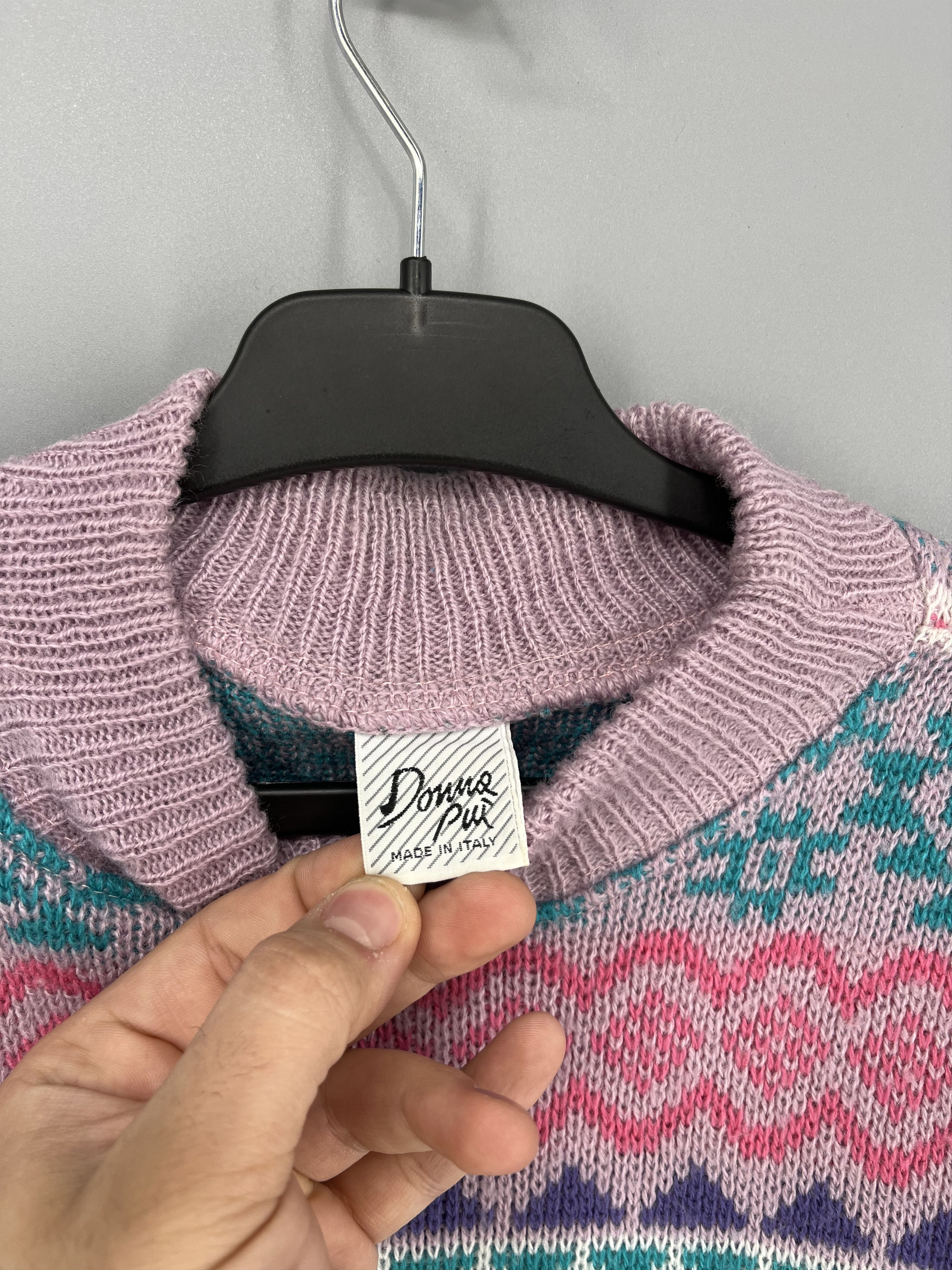 Vintage Vintage 90s Wool Sweater Oversize Made in Itali Size M / US 6-8 / IT 42-44 - 6 Thumbnail