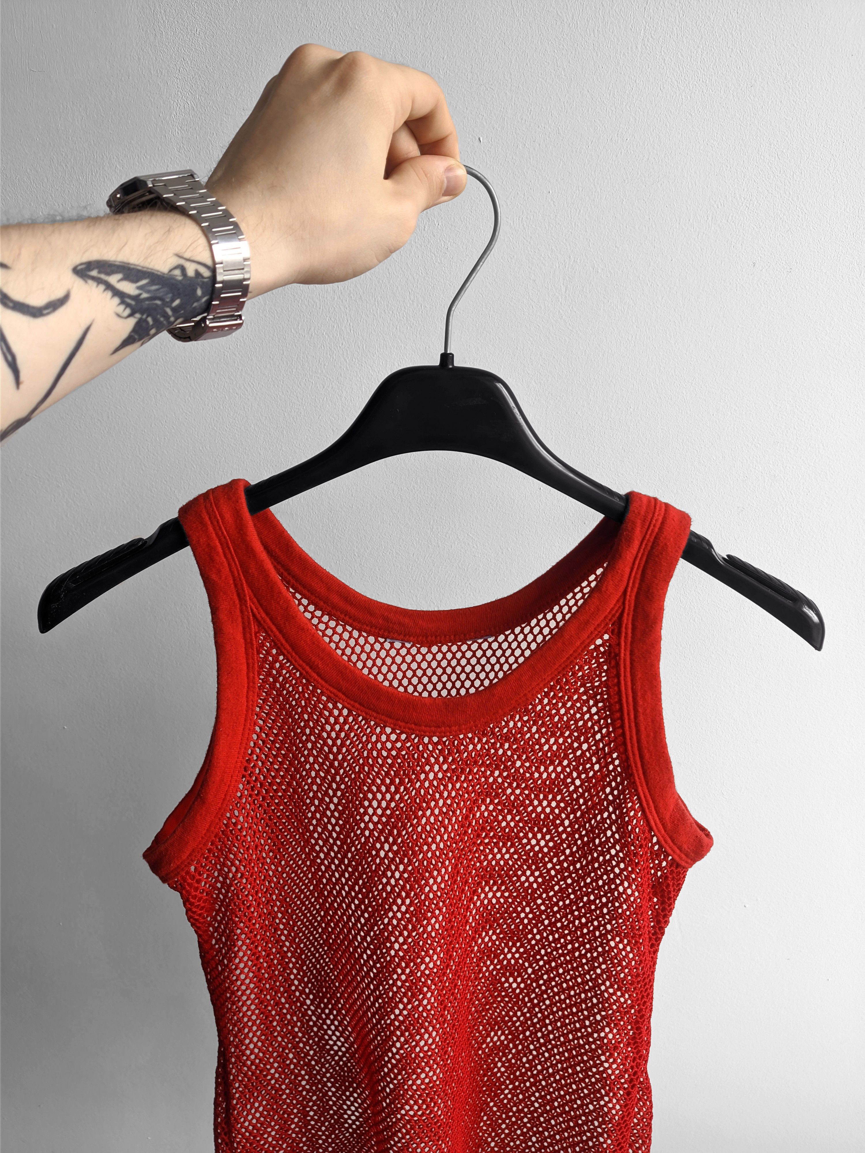 Vintage japanese Vintage Mesh tank top knit y2k Size M / US 6-8 / IT 42-44 - 2 Thumbnail