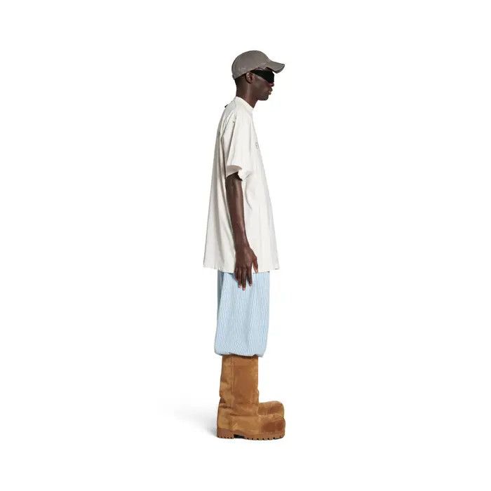 Balenciaga o1w1db10226 Internal Use Only Inside-Out T-Shirt Oversized Size US XXL / EU 58 / 5 - 4 Thumbnail