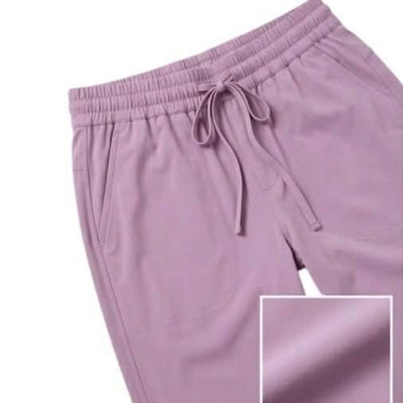 Threads 4 Thought Threads 4 Thought Marjorie Performance Woven Jogger Purple M Size 29" - 2 Thumbnail