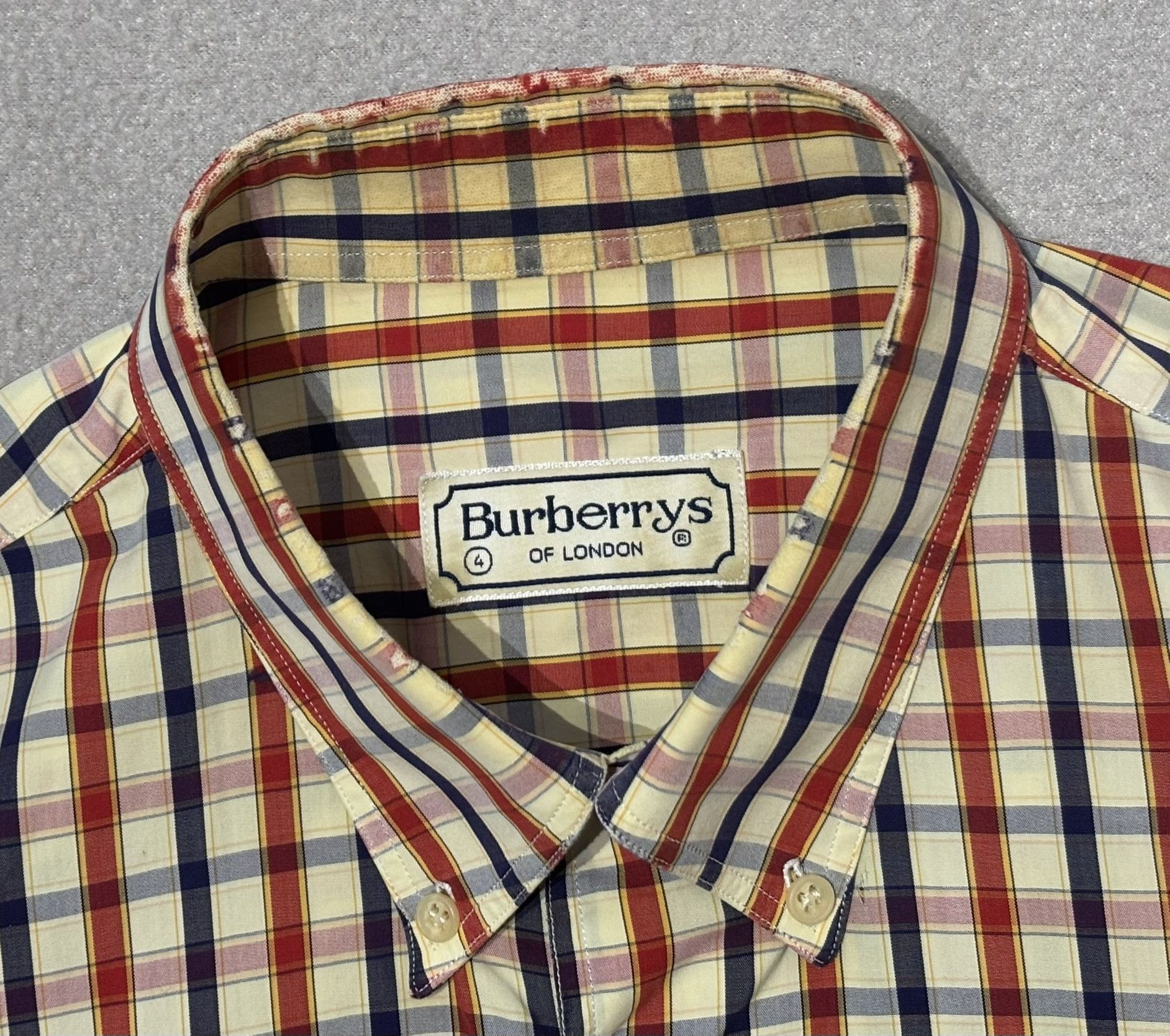 Burberry Burberrys vintage 90s shirt size 4 Size US XL / EU 56 / 4 - 17 Thumbnail