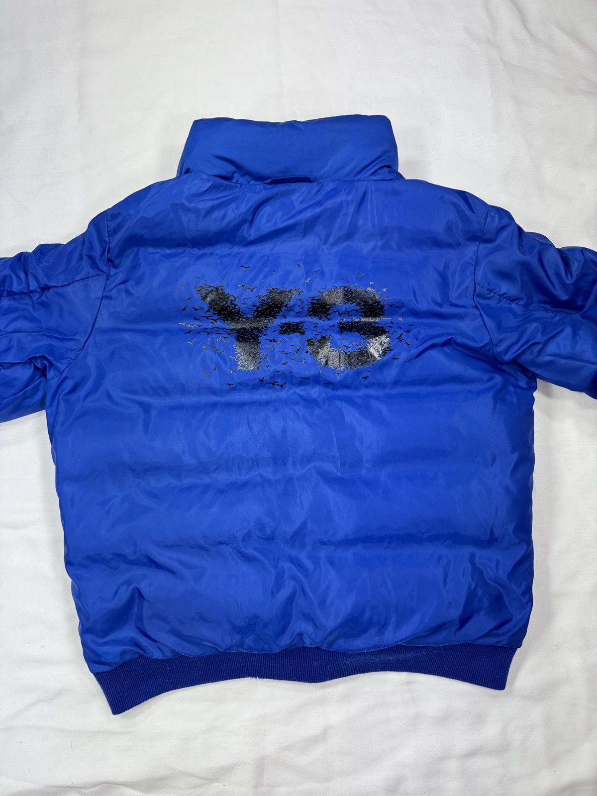 Adidas × Y-3 × Yohji Yamamoto Y-3 Yohji Yamamoto Puffer Bomber Jacket Adidas Flying Doves Size US M / EU 48-50 / 2 - 25 Thumbnail