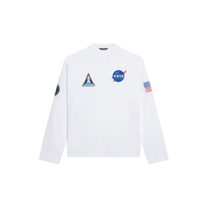 Balenciaga Balenciaga Balenciaga x NASA Long Sleeve TShirt -2507 Size US XL / EU 56 / 4 - 2 Thumbnail