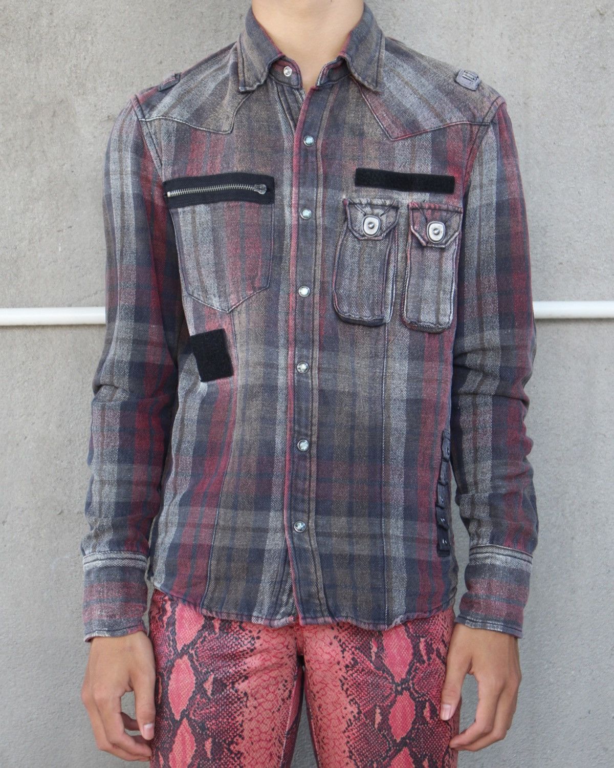 Hysteric Glamour SS2010 PPFM UTILITY TARTAN SHIRT Size US S / EU 44-46 / 1 - 2 Thumbnail