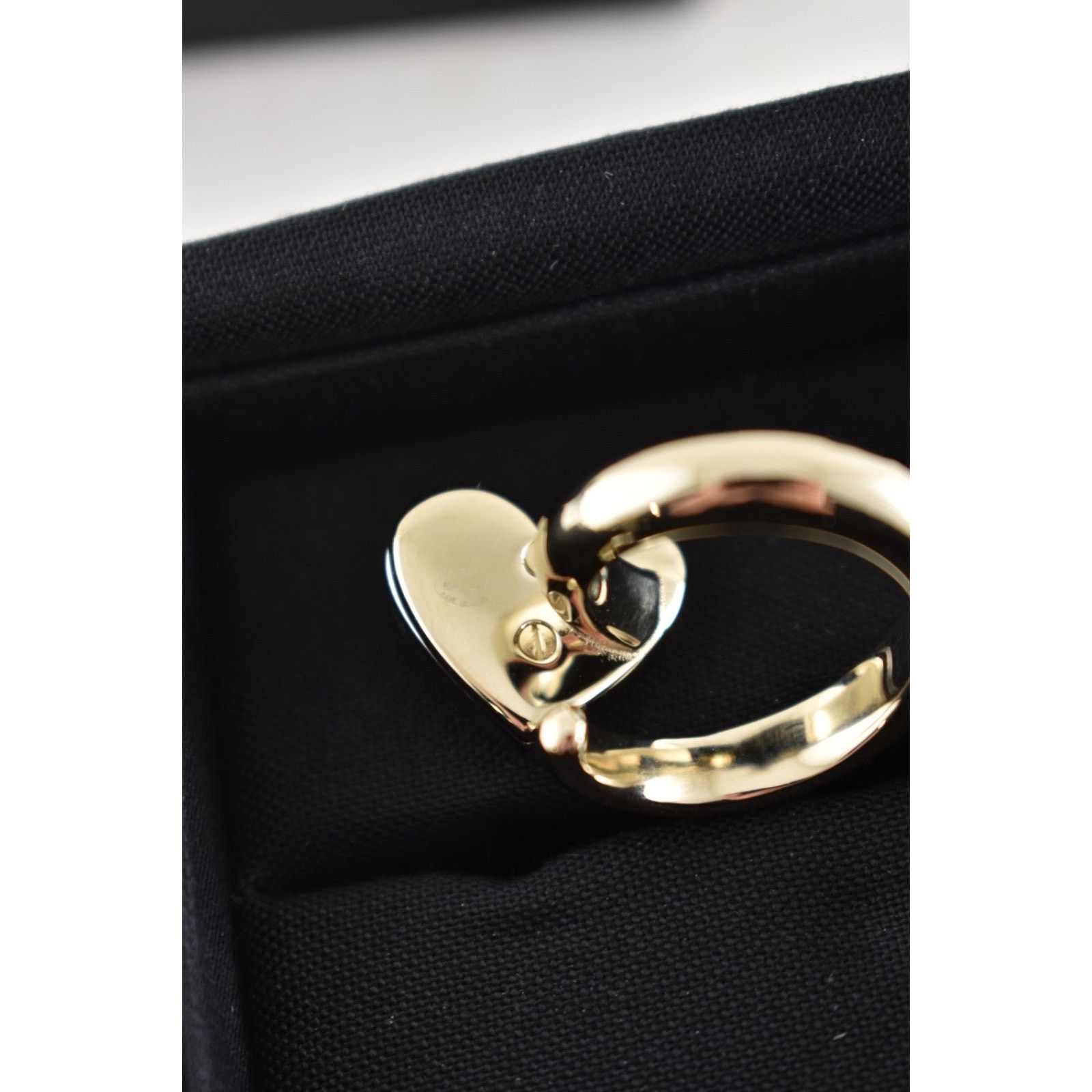Chanel Rings for Women - Etsy Singapore Chanel Crystal Heart CC Logo Spiral Metal Fashion Ring 52