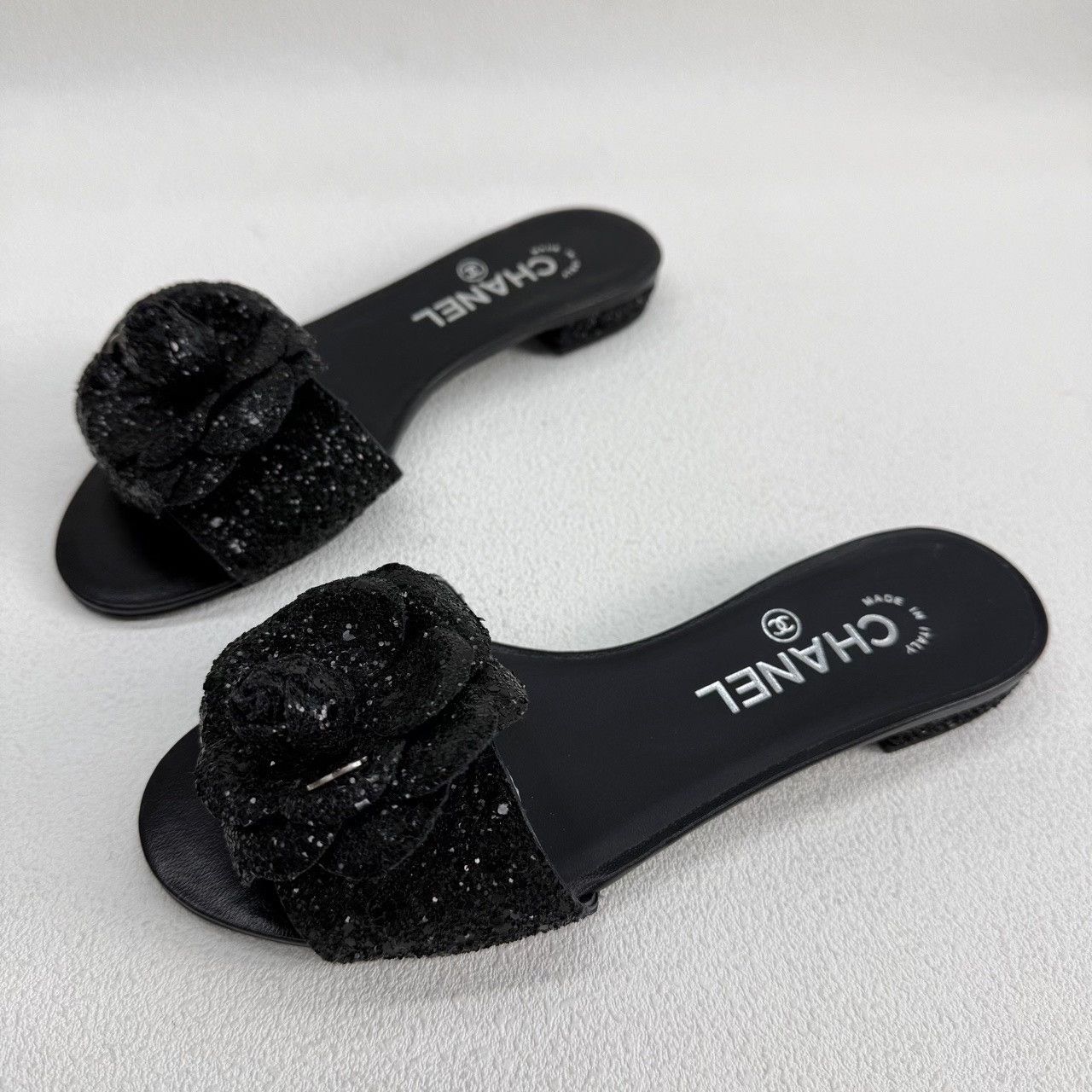 Chanel Chanel Black Sandals us_6 Women Size US 6 / IT 36 - 1 Thumbnail