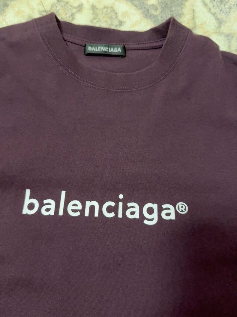 Balenciaga Balenciaga Letter Logo Print Crew Neck Short Sleeve T-Shir Size US S / EU 44-46 / 1 - 2 Thumbnail