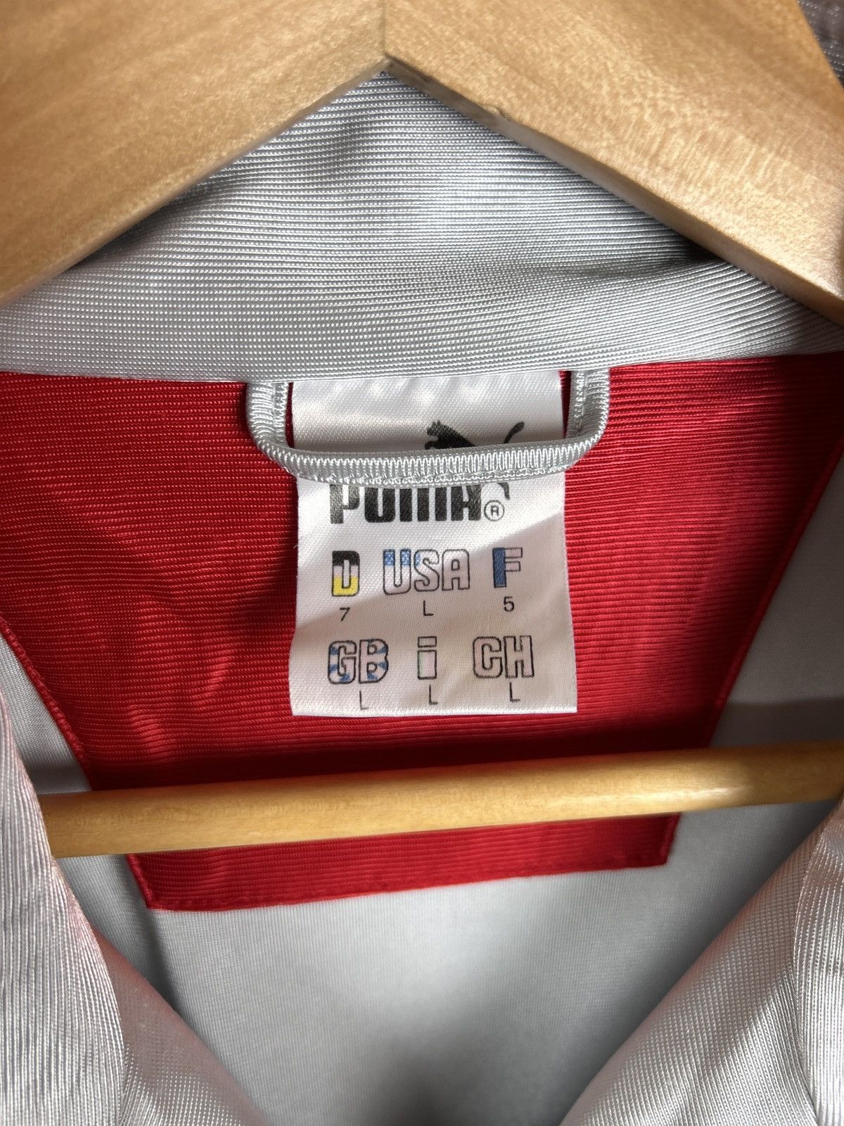 Puma 90s Vintage Puma 1. FC Koln 1998/99 Soccer Tracksuit Jacket Size US L / EU 52-54 / 3 - 11 Thumbnail
