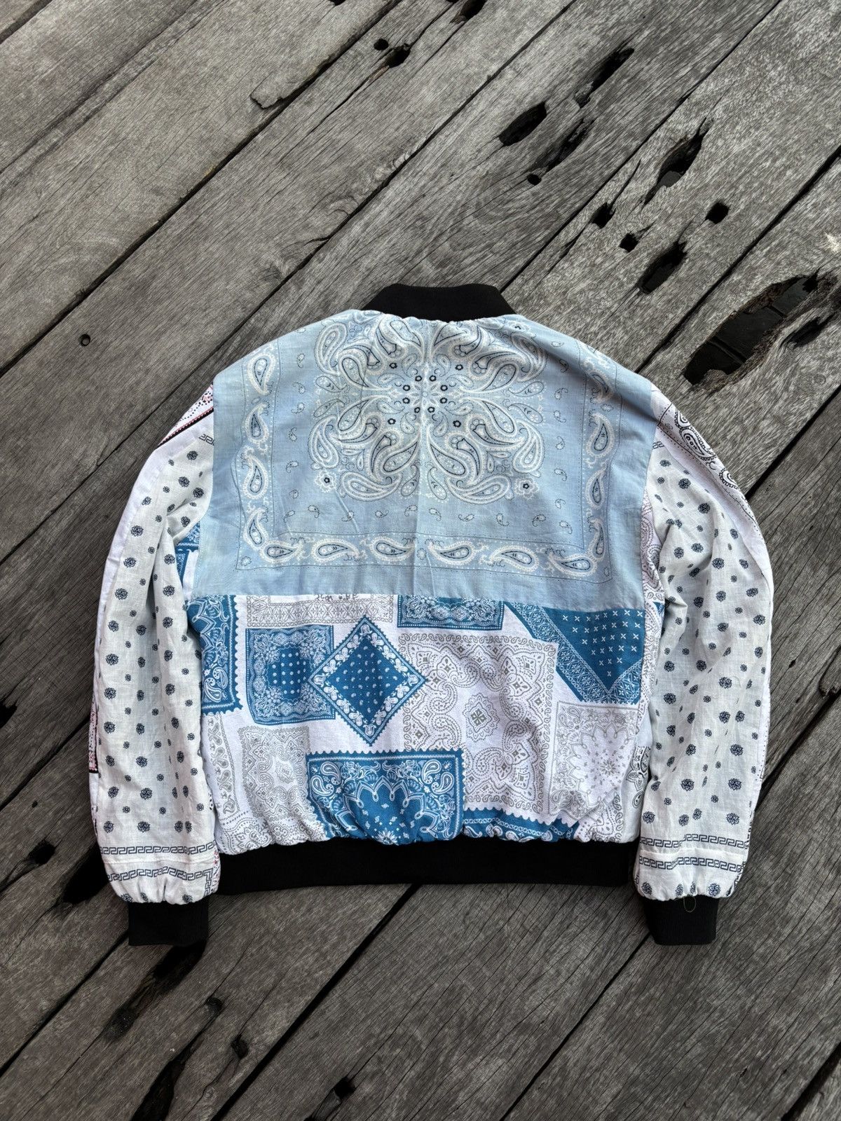 Handmade Bandana White Custom Made Jacket Size US L / EU 52-54 / 3 - 2 Thumbnail