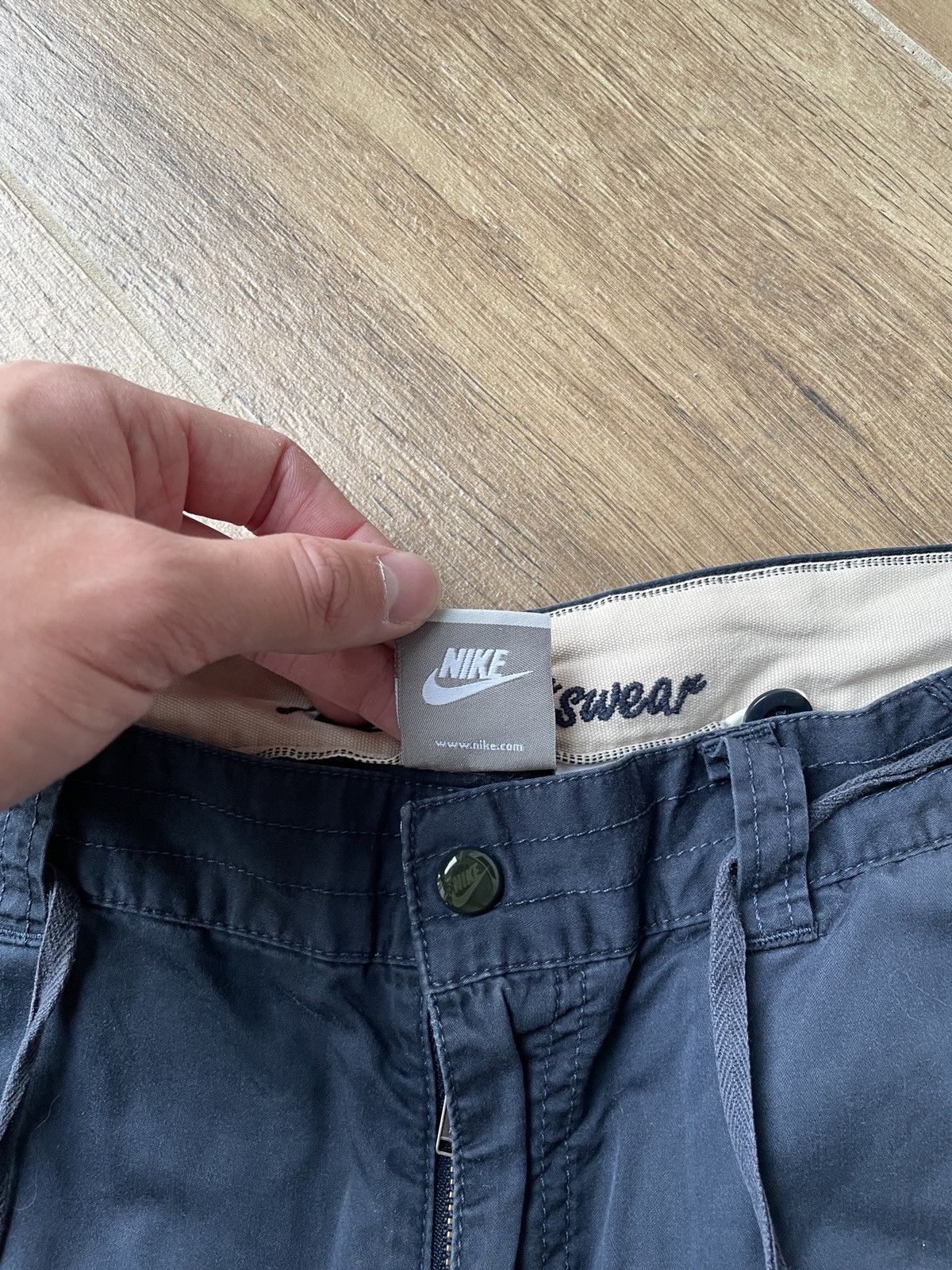 Nike Nike Vintage Cargo Pants Baggy Wide Japanese Avant Garde Y2K Size US 32 / EU 48 - 10 Thumbnail