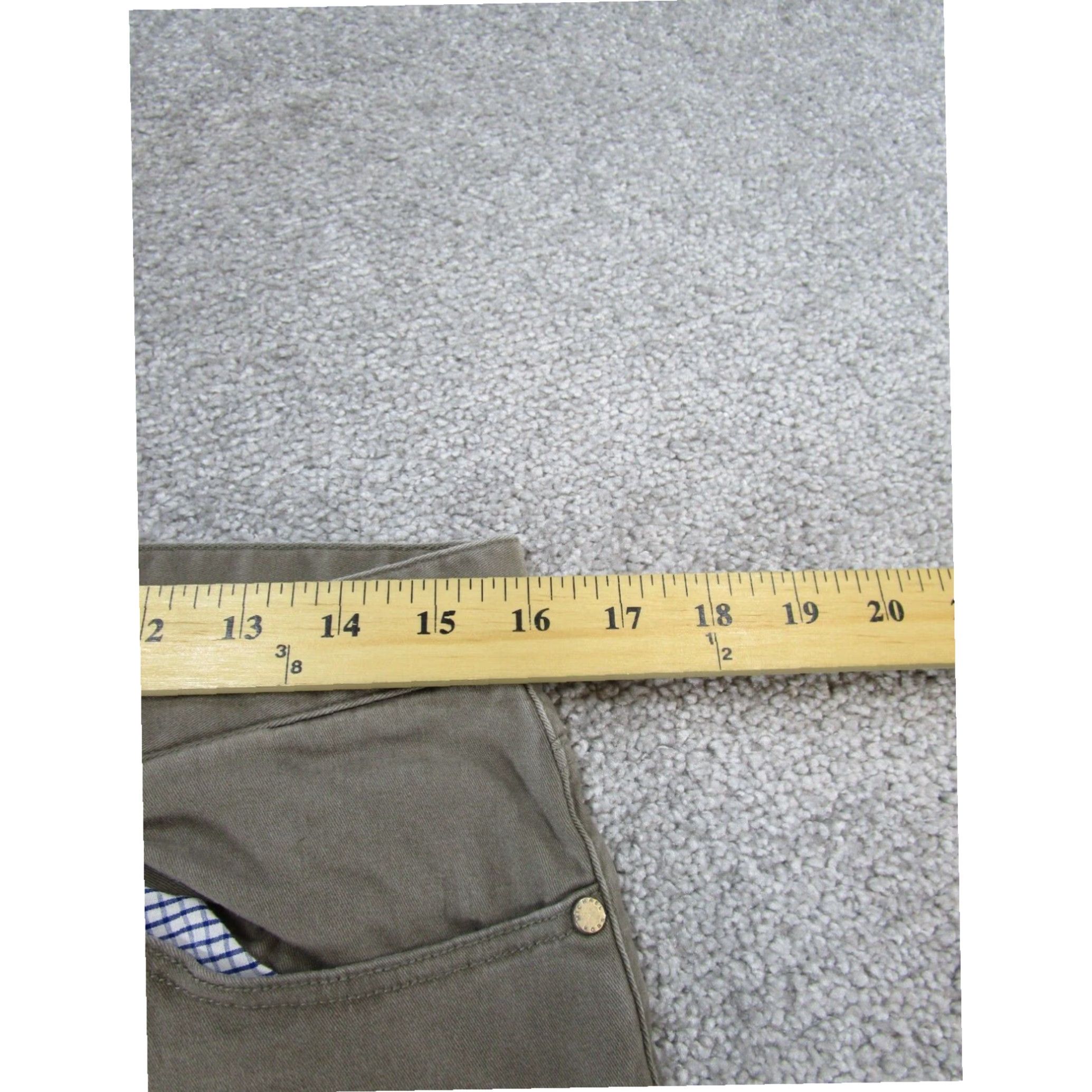 Michael Kors Michael Kors Mens 30 Taupe Brown Chinos Pants Tailored Fit 30X31 Size US 30 / EU 46 - 7 Thumbnail