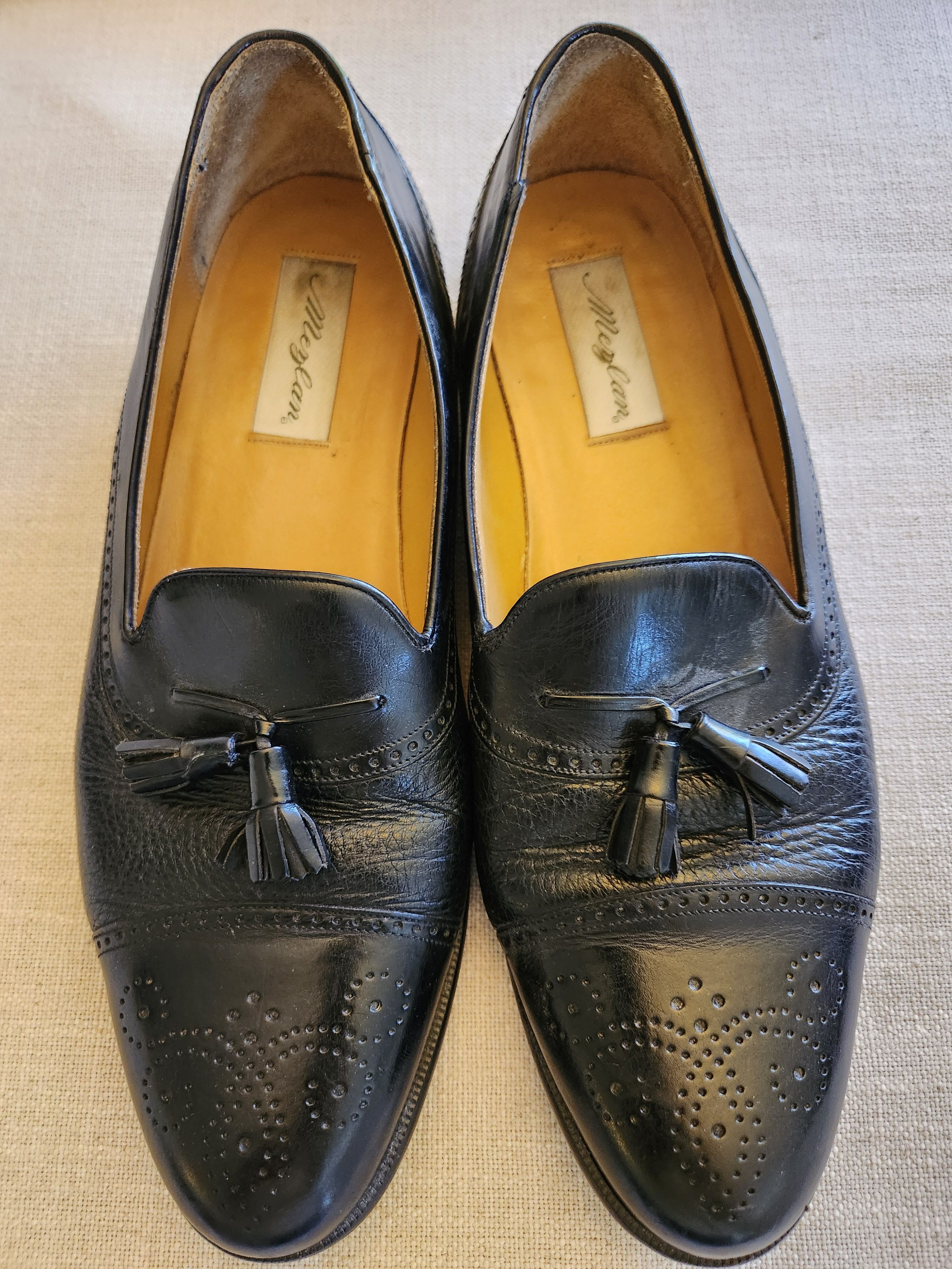 Mezlan Havana Tasseled Slip-On Loafers Size US 13 / EU 46 - 1 Thumbnail