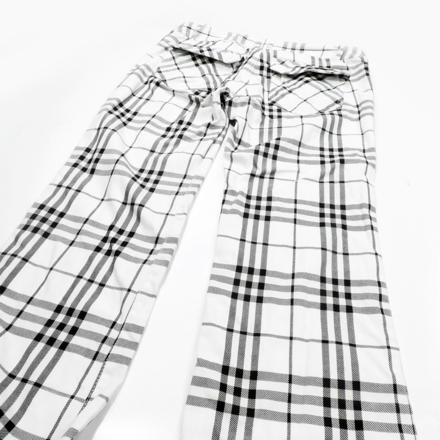 Burberry BURBERRY BLUE LABEL NOVA CHECK GREY WHITE LONG PANTS Size 25" / US 0 / IT 36 - 12 Thumbnail