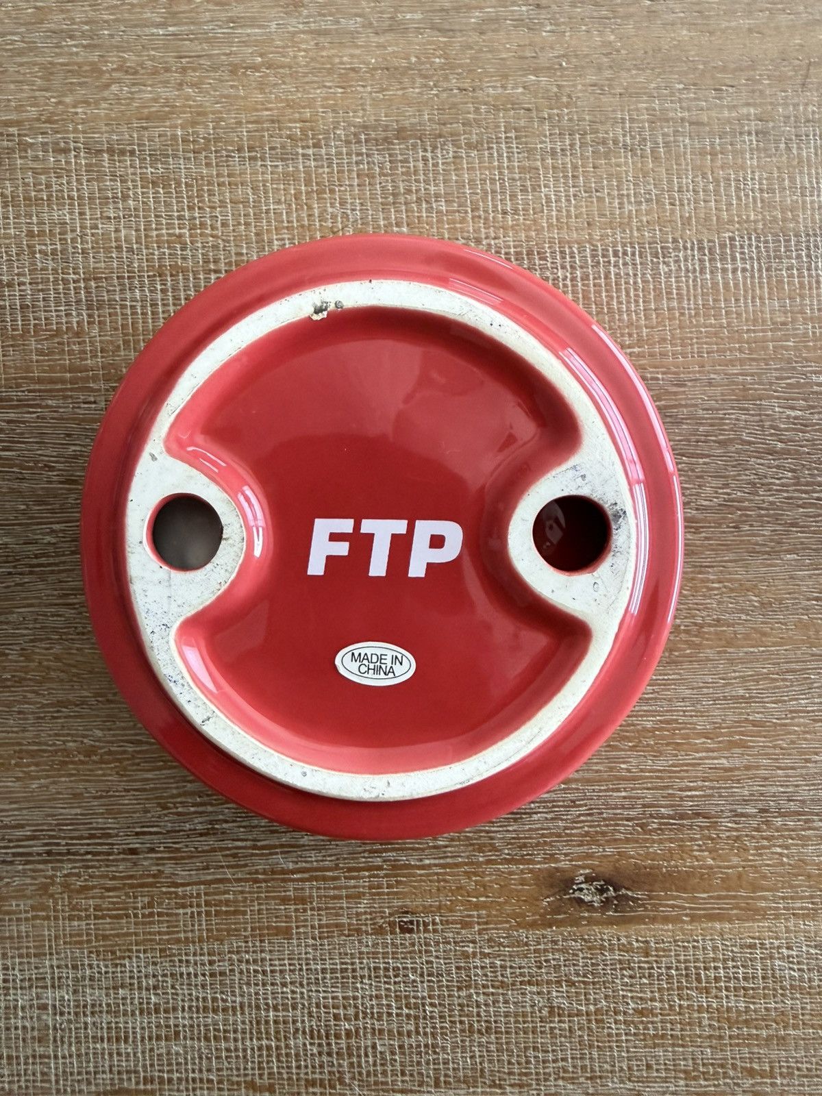 Fuck The Population FTP RED SMILEY ASH TRAY Size ONE SIZE - 2 Thumbnail