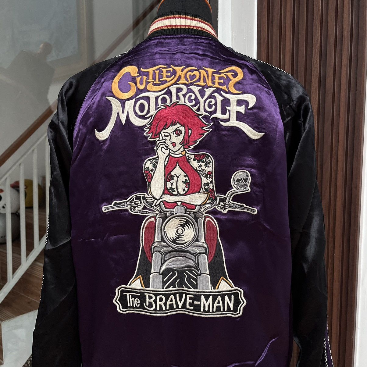 Anime Souvenir Jacket Sukajan The Brave Man x Cutie Honey Vintage Size US M / EU 48-50 / 2 - 9 Thumbnail