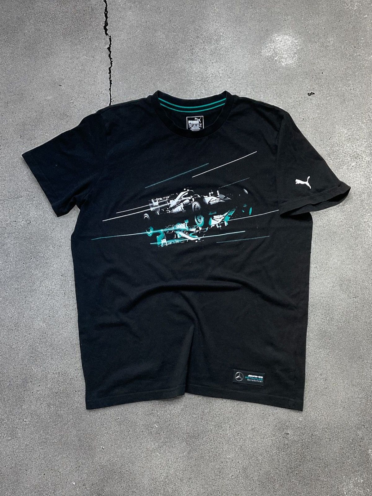 Mercedes-Benz × Puma Puma x mercedes amg petronas f1 racing team tee tshirt L y2k Size US L / EU 52-54 / 3 - 1 Thumbnail