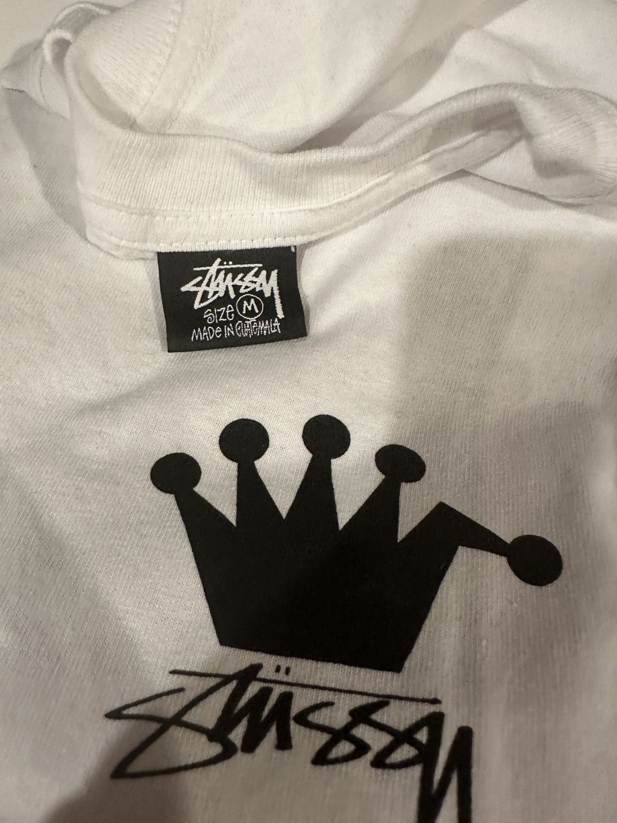 Stussy Stussy LB Crown Tee White (M) Size US M / EU 48-50 / 2 - 3 Thumbnail