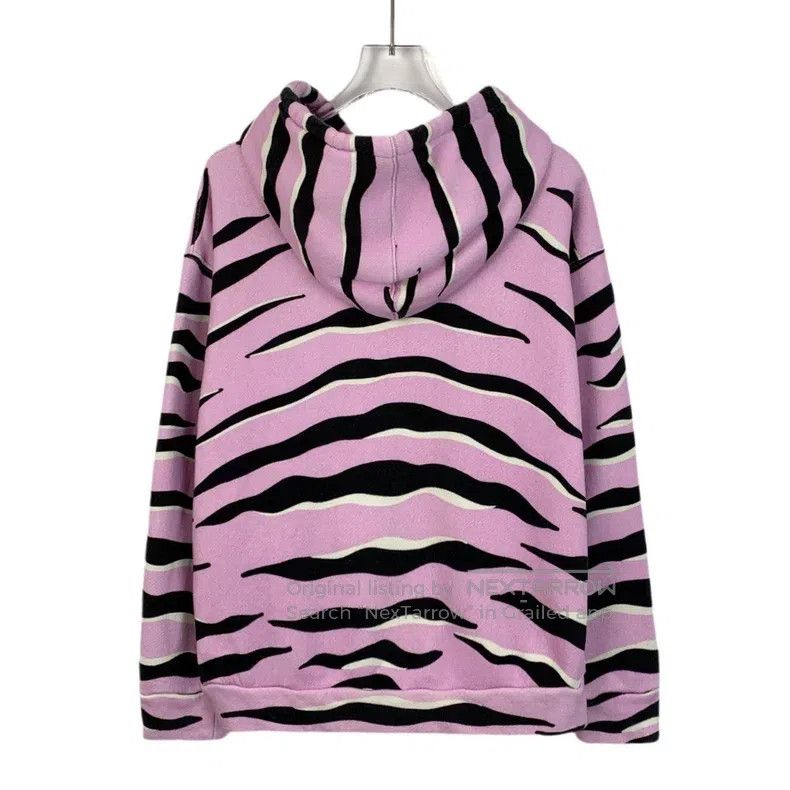 Gucci Gucci Colour-matched tiger pattern letter print cotton hoo Size S / US 4 / IT 40 - 2 Thumbnail