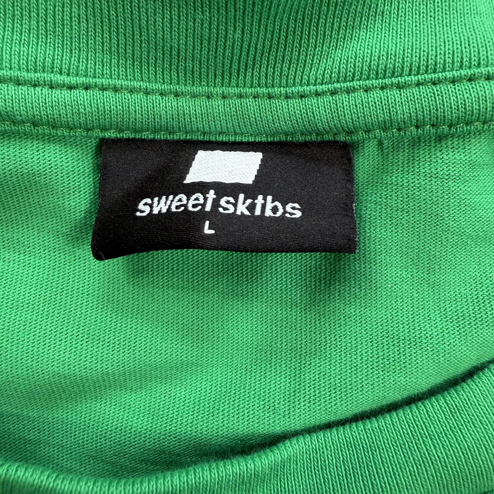 Other Sweet SKTBS Sweet Cuff LS Long Sleeve Skate T Shirt Green Size US L / EU 52-54 / 3 - 5 Thumbnail
