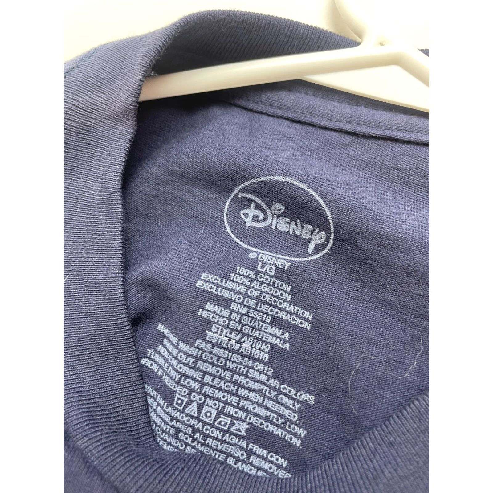 Disney Disney Shirt Men Size Large Navy Blue Mickey Mouse Velvet Details Crew Neck Size US L / EU 52-54 / 3 - 8 Thumbnail