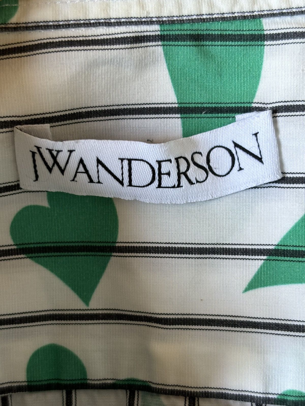 JW Anderson J.W. Anderson Green Heart Shirt Size US M / EU 48-50 / 2 - 4 Thumbnail