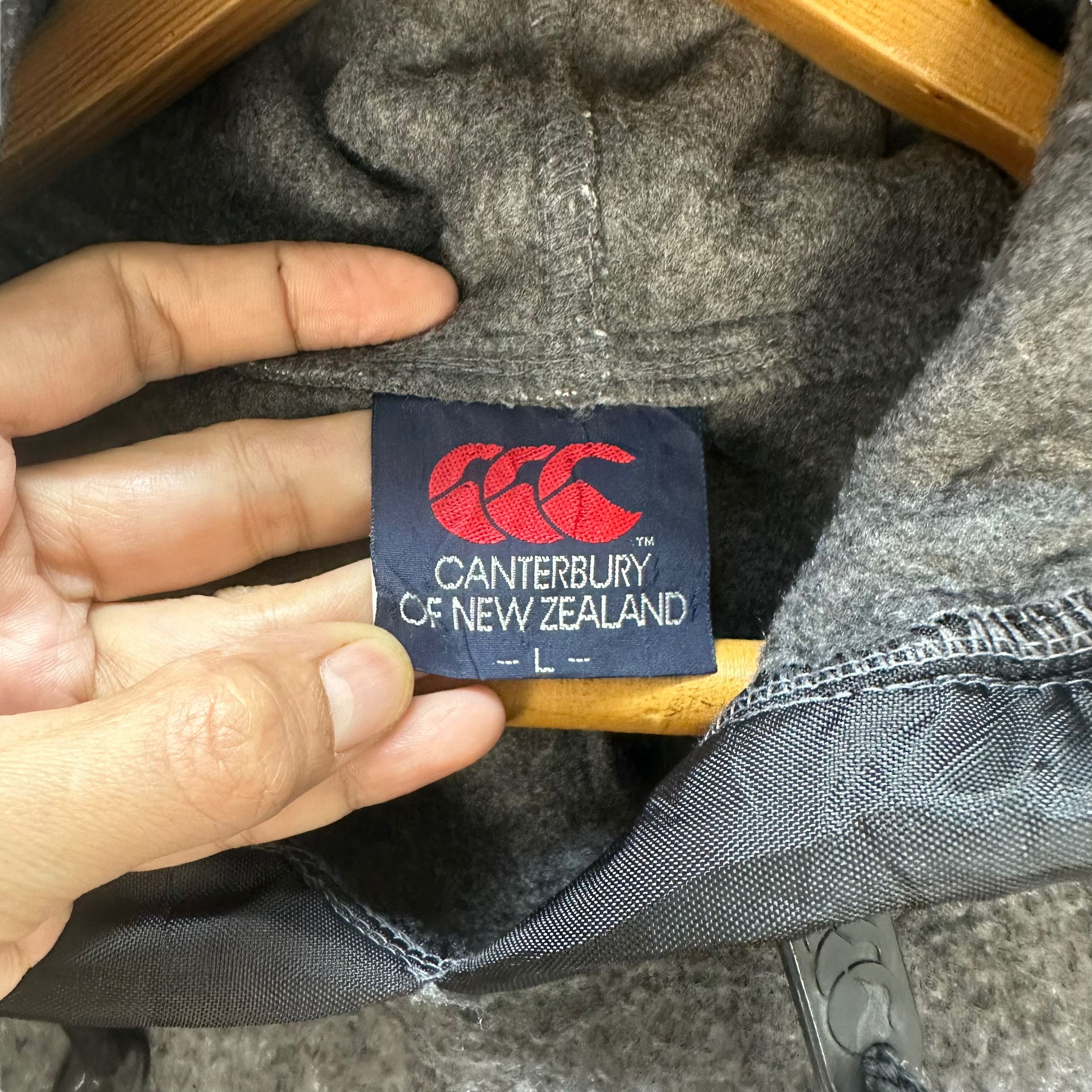 Canterbury of New Zealand CANTERBURY EMBROIDERY BIG LOGO FLEECE HOODIES #8567-015 Size US L / EU 52-54 / 3 - 6 Thumbnail