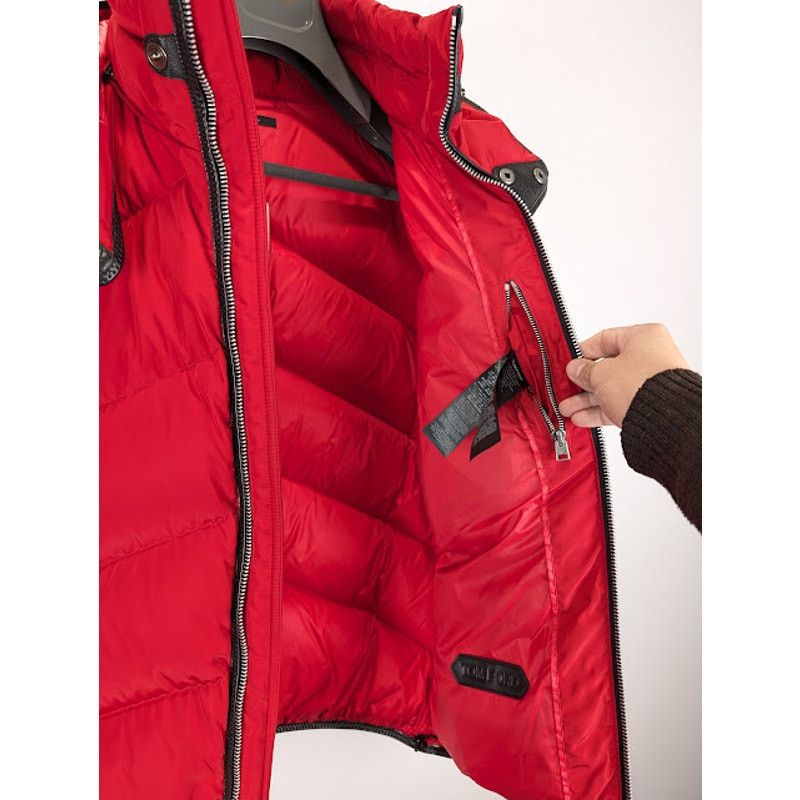 Tom Ford o1rshd1 Puffer Jacket in Candy Red Size US M / EU 48-50 / 2 - 14 Thumbnail