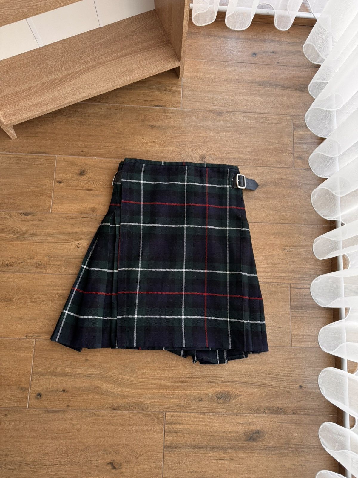 Harley of Scotland × Pringle Of Scotland × Vintage Vintage Scottish Highland House of Kilt Woven Tartan Kilt Size US 34 / EU 50 - 6 Thumbnail