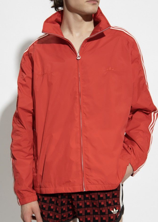 image of Adidas Wales Bonner Light Jacket Nylon Windbreaker in Red, Men's (Size Medium)