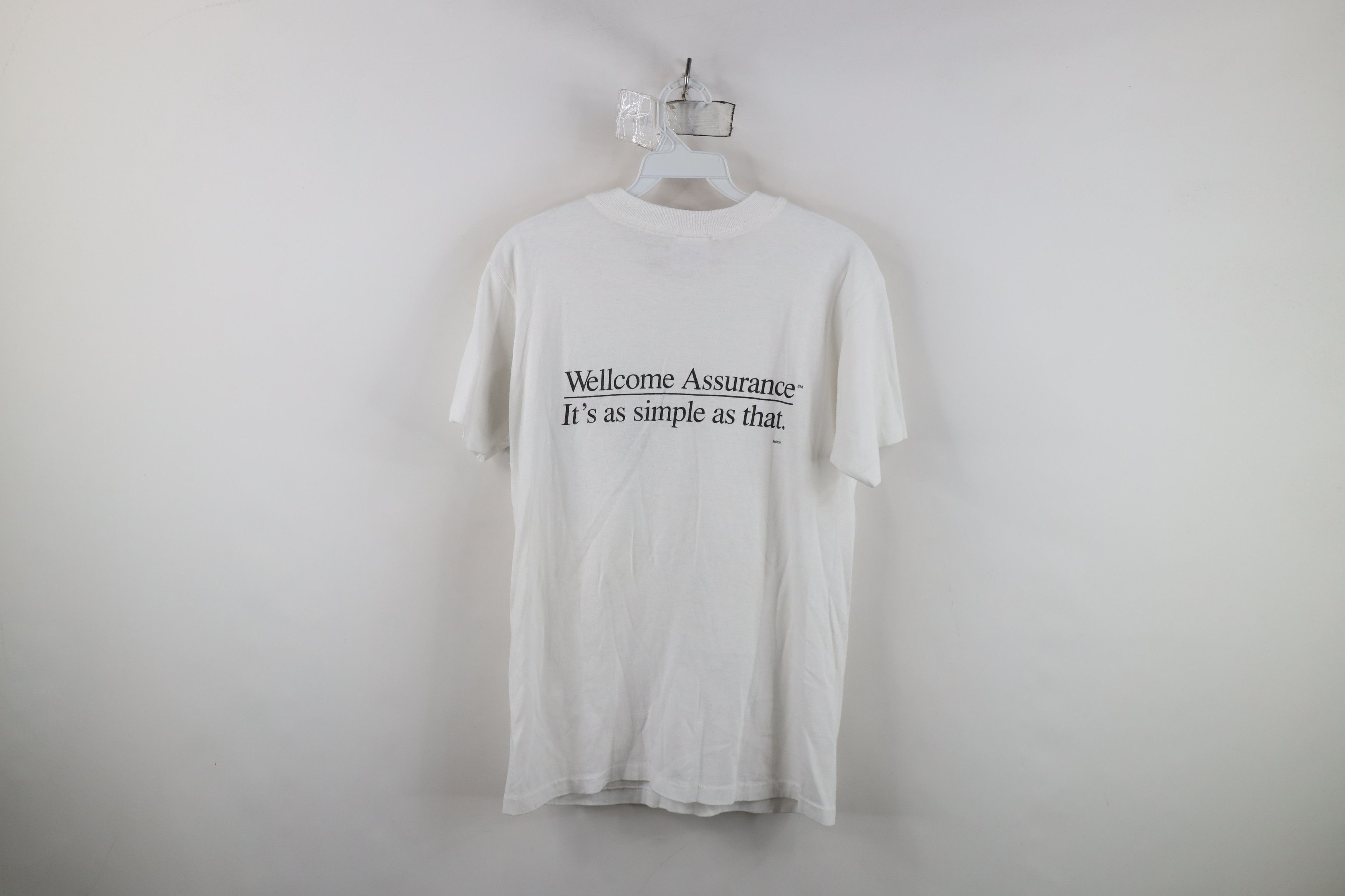 Vintage Vintage 90s RX Rainbow Septra Suspension T-Shirt White USA Size L / US 10 / IT 46 - 10 Thumbnail