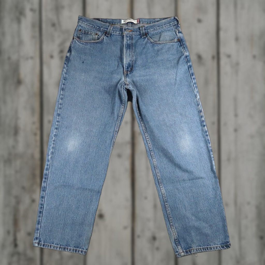 Levi's VINTAGE Levi's 550 Jeans - Denim - Adult Men - 38 Regular - Blue - Relaxed Fit - 5-Pocket - Zip Closure - USA Theme - 2000s Size US 38 / EU 54 - 1 Thumbnail