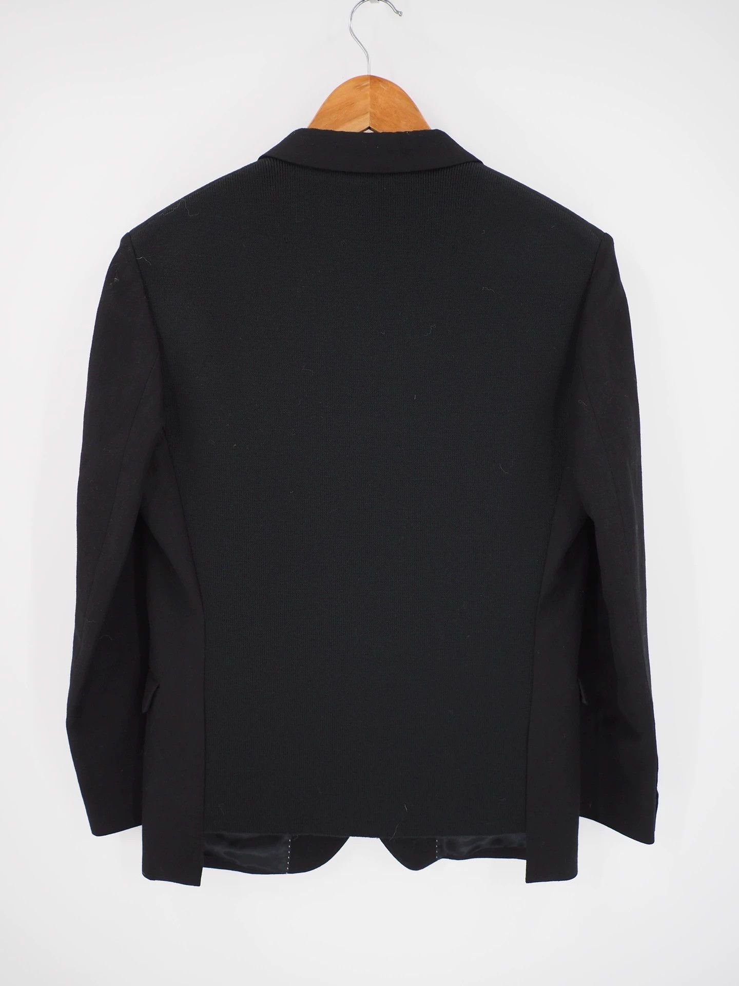 Neil Barrett Neil Barrett Black Wool Knit Blazer Size S / US 4 / IT 40 - 2 Thumbnail