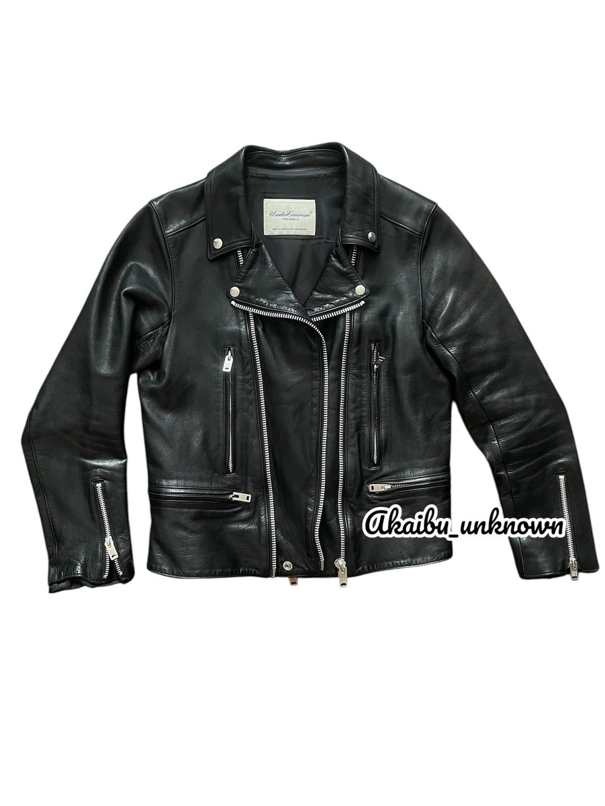 Undercover Undercover AW13 Double Zip Leather Rider Jacket