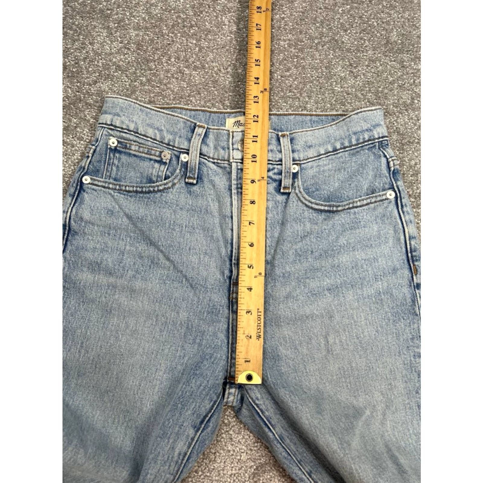 Madewell Madewell The Perfect Vintage Jeans Womens 26 Blue Denim High Rise Cropped 26x27 Jeans Womens Blue 90s City Preppy Style Size 26" / US 2 / IT 38 - 4 Thumbnail