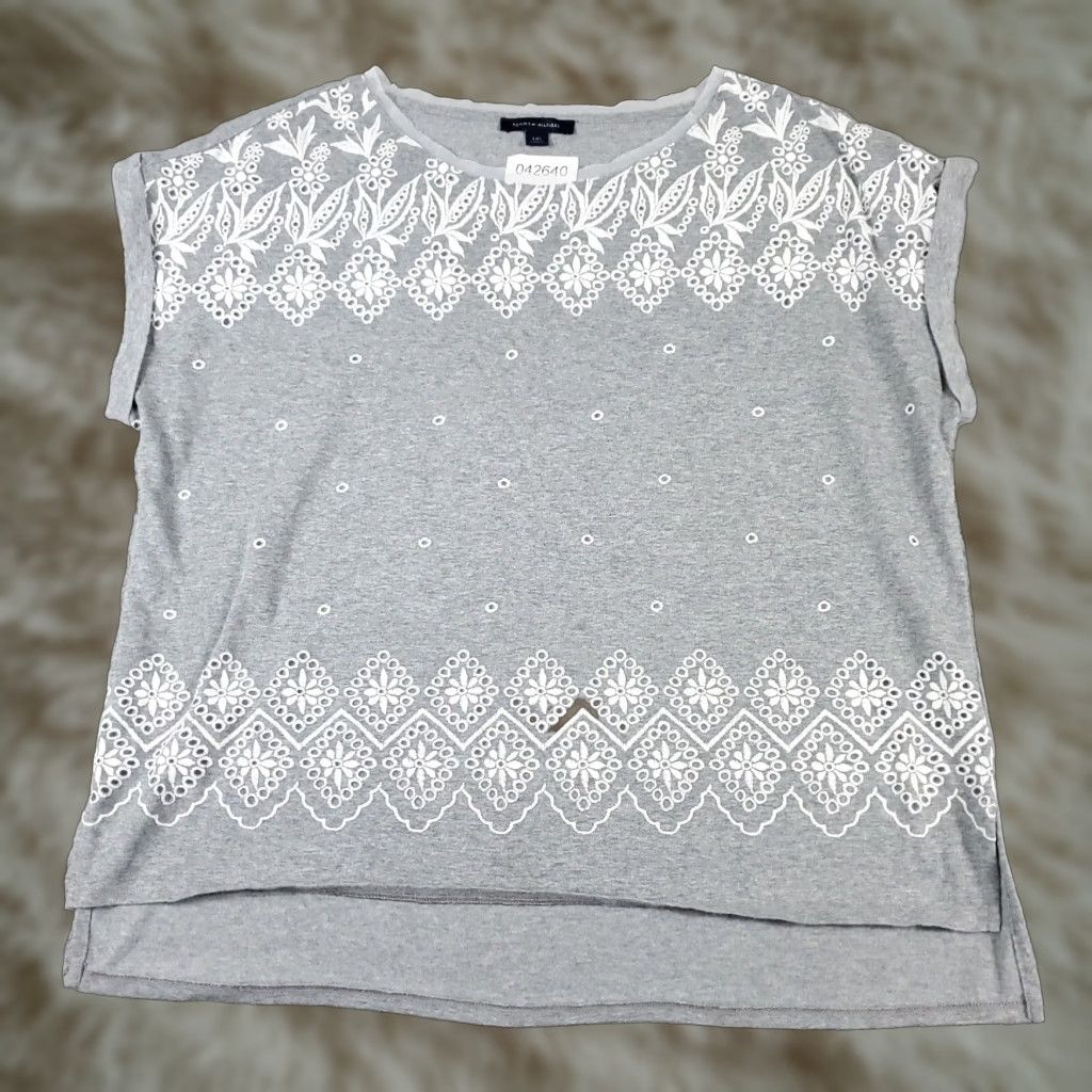 Tommy Hilfiger Tommy Hilfiger Sweater Pullover Sleeveless Crew Neck Women's Gray Large Size L / US 10 / IT 46 - 1 Thumbnail