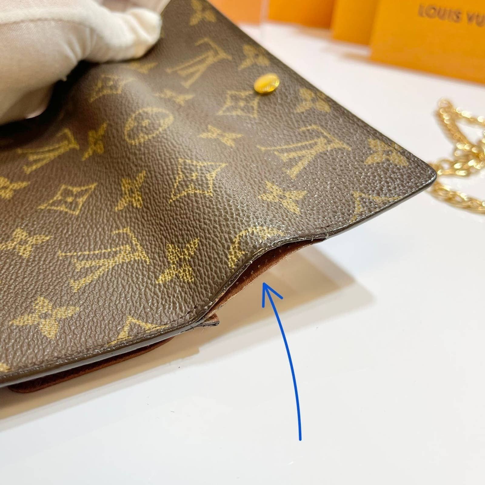 Louis Vuitton Monogram Crossbody Wallet