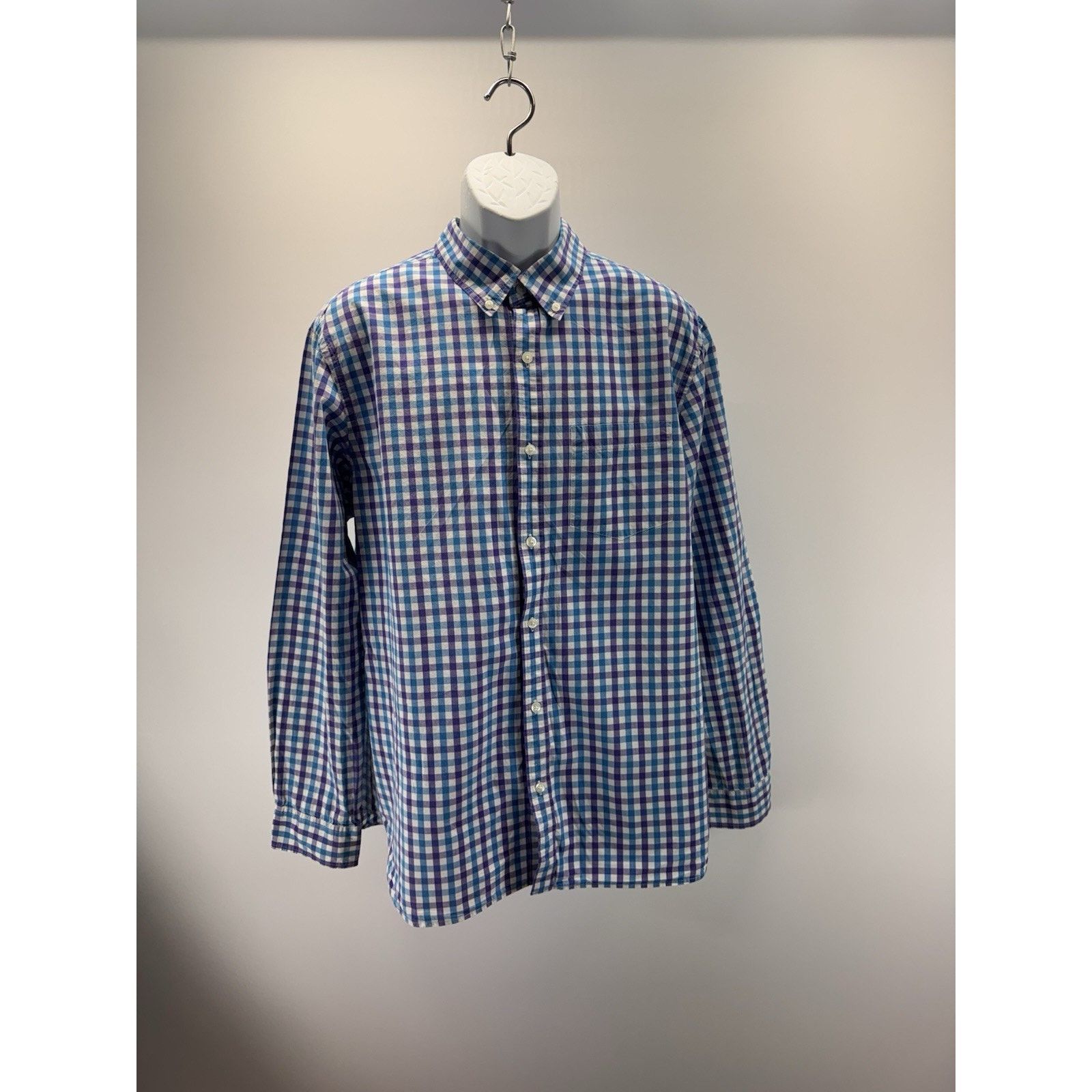 Old Navy Old Navy The Classic Shirt Mens X-Large Button Up Blue Size US XL / EU 56 / 4 - 1 Thumbnail