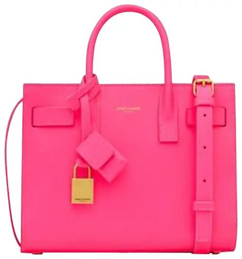 Saint Laurent Paris o1bcso1str0425 Size: OS/Sac De Jour Nano in Pink Size ONE SIZE - 1 Thumbnail
