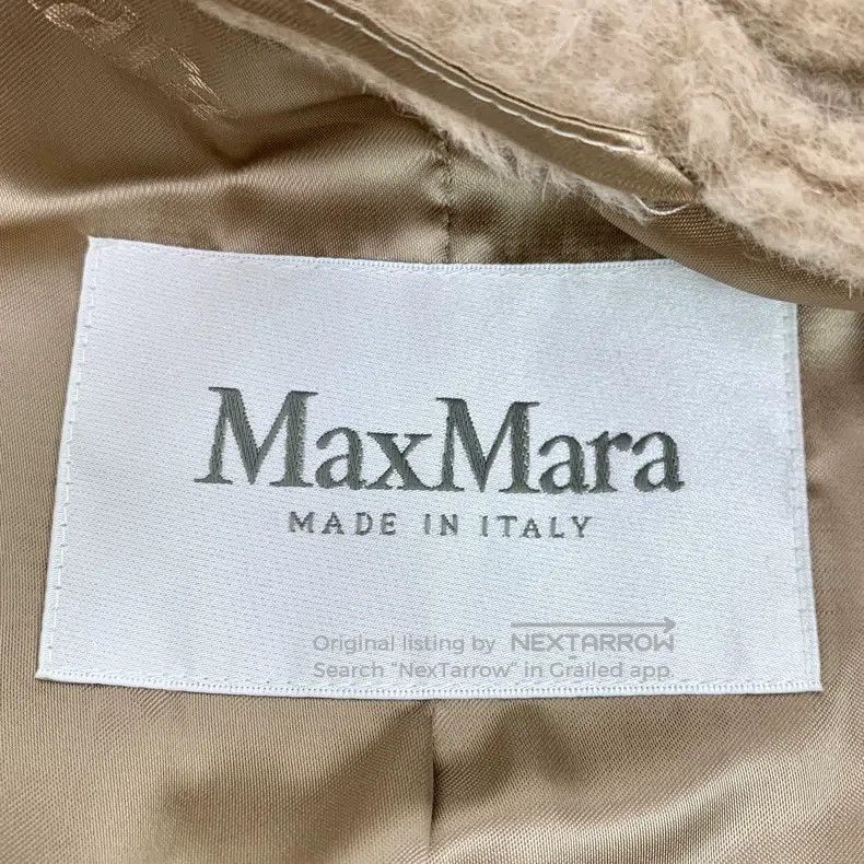 Max Mara Max Mara Khaki Alpaca Wool Collar Double Breasted Coat Size S / US 4 / IT 40 - 5 Thumbnail