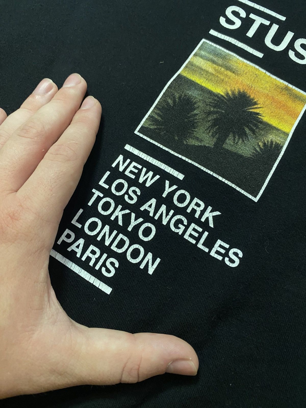 Japanese Brand × Stussy Vintage Stussy Countries Big Logo Y2k T Shirt Size US M / EU 48-50 / 2 - 8 Thumbnail