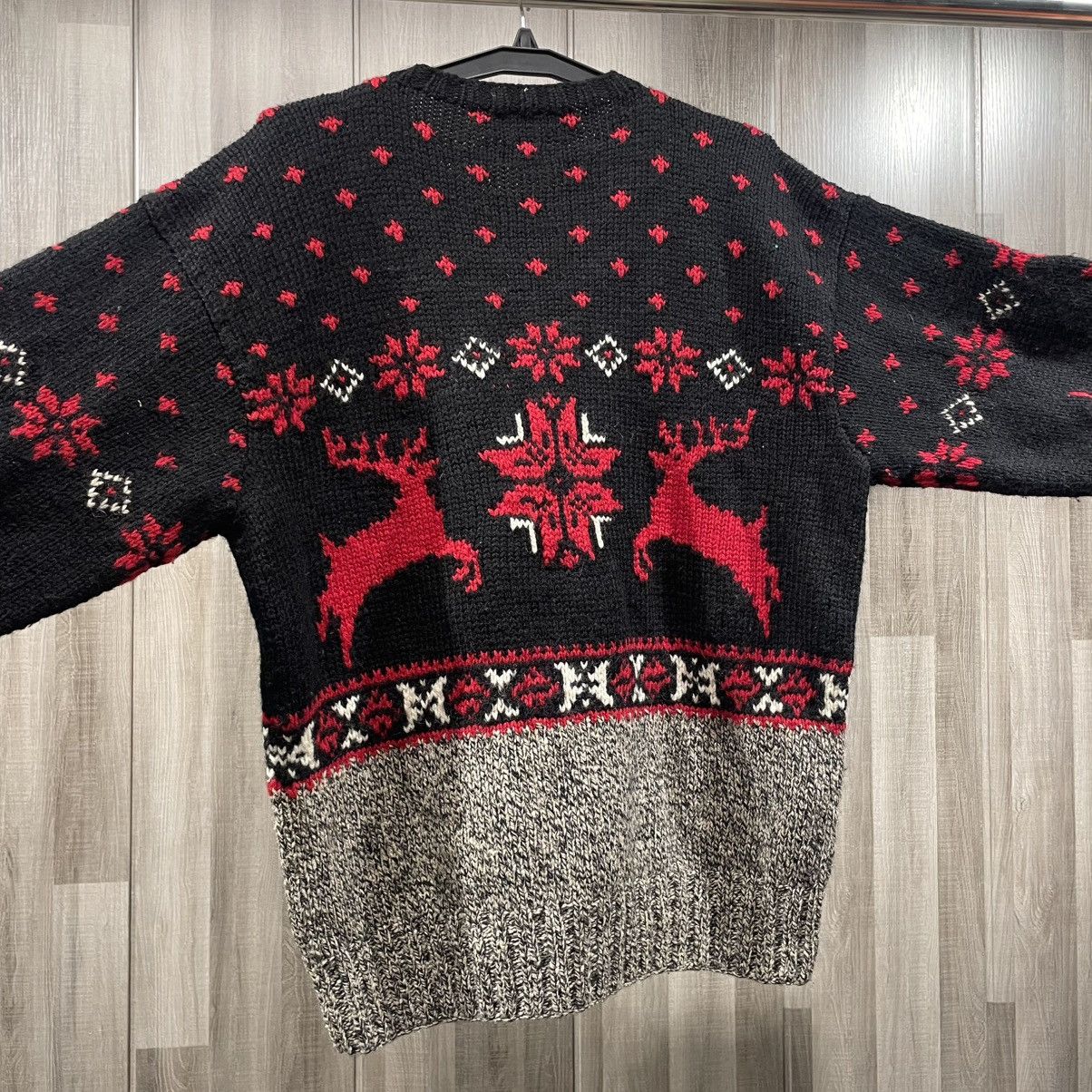 Ralph Lauren Vintage Polo Ralph Lauren Hand Knit Wool Reindeer Sweater Size US XL / EU 56 / 4 - 16 Thumbnail