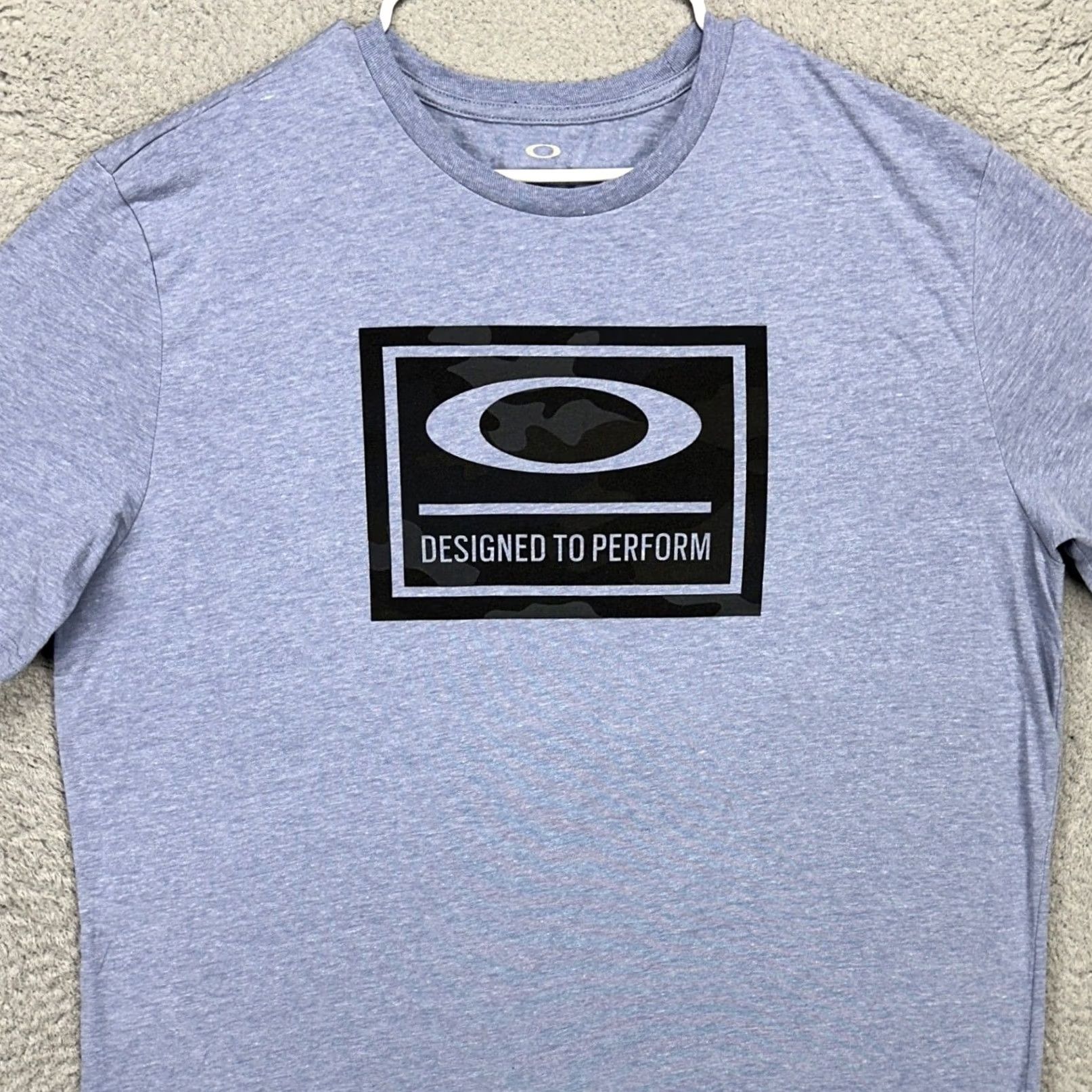 Oakley Oakley Men T-Shirt 2XL Light Blue Graphic Print Crew Neck Short Sleeve Tee Size US XXL / EU 58 / 5 - 2 Thumbnail