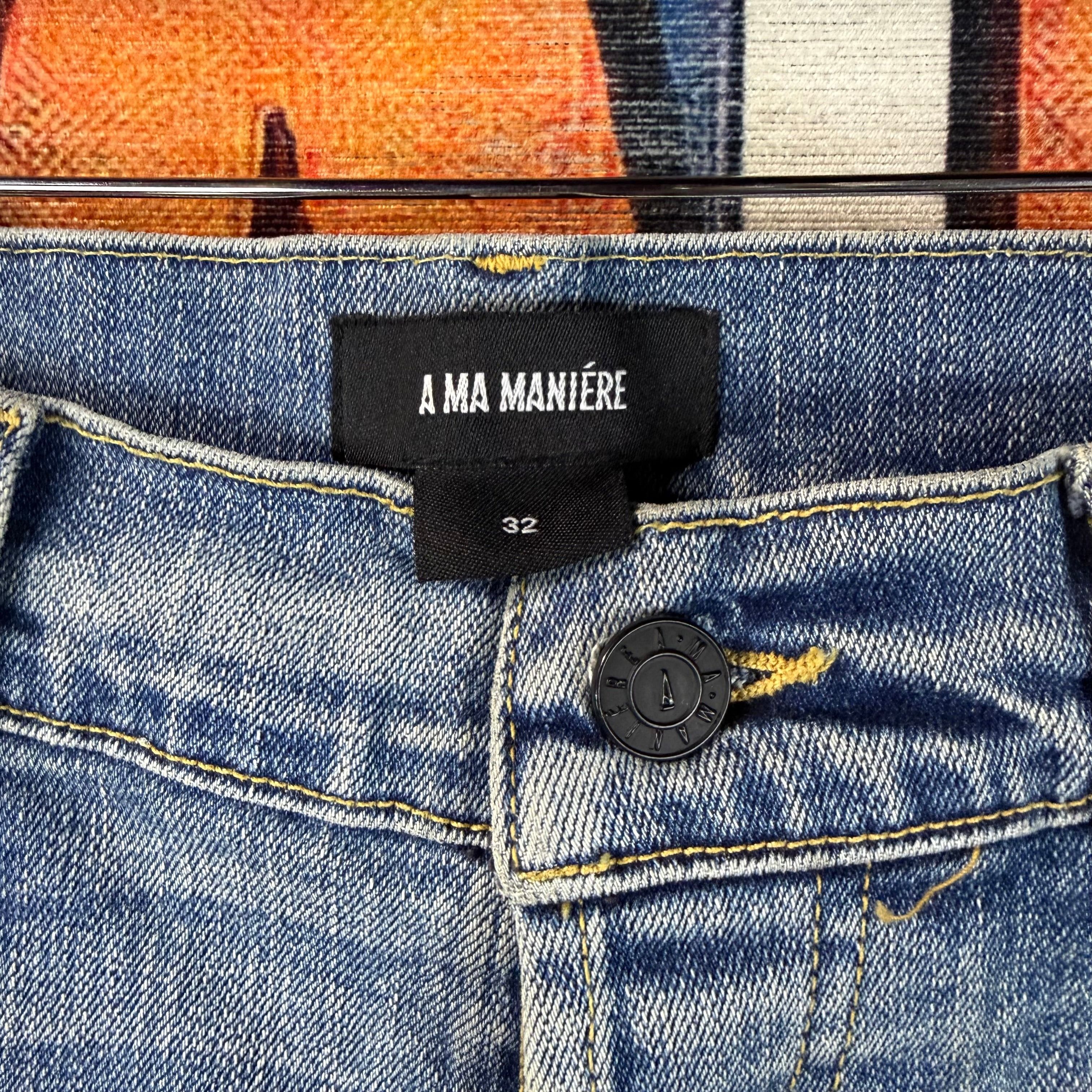 A Ma Maniere A Ma Maniére Distressed Skinny Jeans Size 32 Size US 32 / EU 48 - 7 Thumbnail
