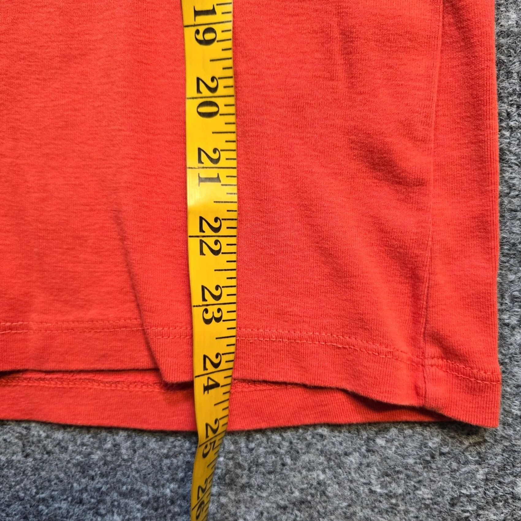 J. Jill J Jill Top Women M Orange Pima Crossover V Neck Stretch Basic Casual Capsul Shirt Vintage No Size M / US 6-8 / IT 42-44 - 6 Thumbnail