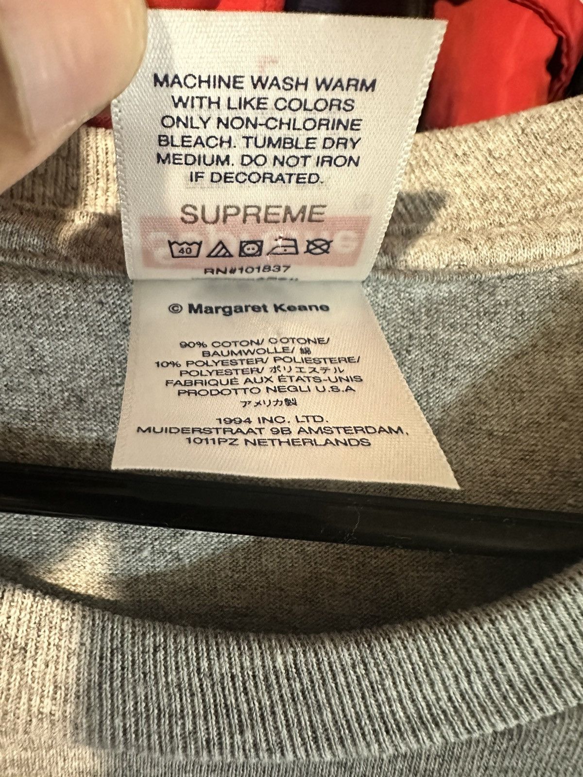 Supreme Supreme tee Size US L / EU 52-54 / 3 - 3 Thumbnail