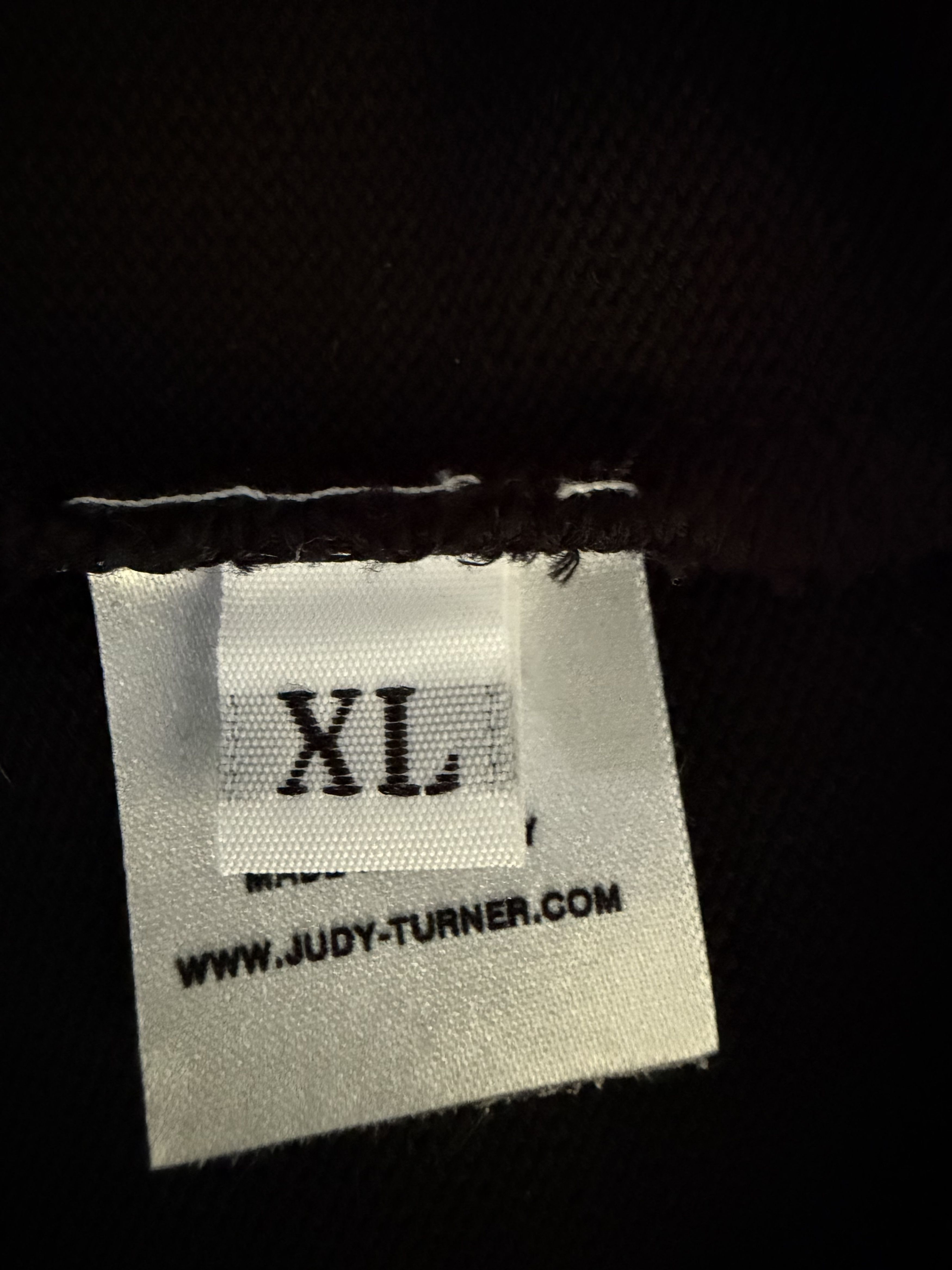 Judy Turner Contrast Stripe Cotton Knit Tee Size US XL / EU 56 / 4 - 8 Thumbnail