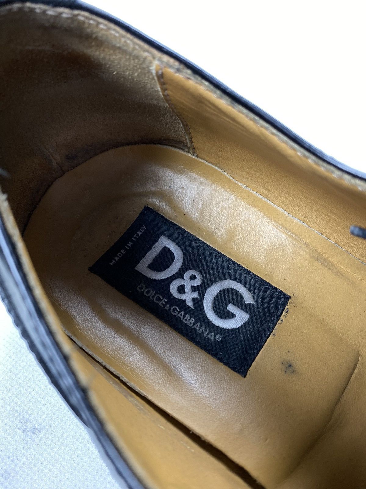 Dolce & Gabbana Dolce & Gabbana vintage men’s formal leather derby shoes Size US 10 / EU 43 - 20 Thumbnail