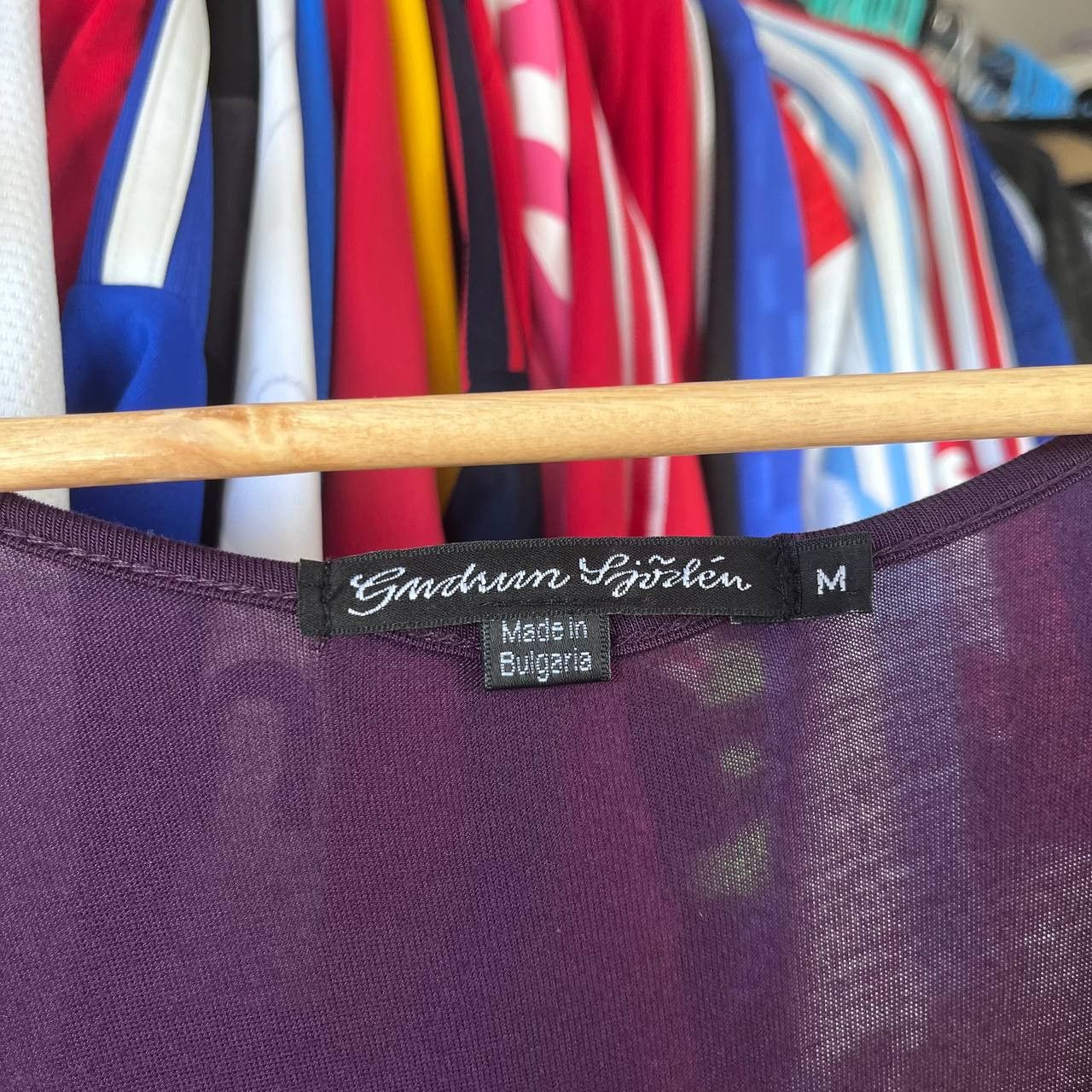 Gudrun Sjoden Gudrun Sjoden Purple Modal Sleeveless Tunic Tank Dress Size M / US 6-8 / IT 42-44 - 6 Thumbnail