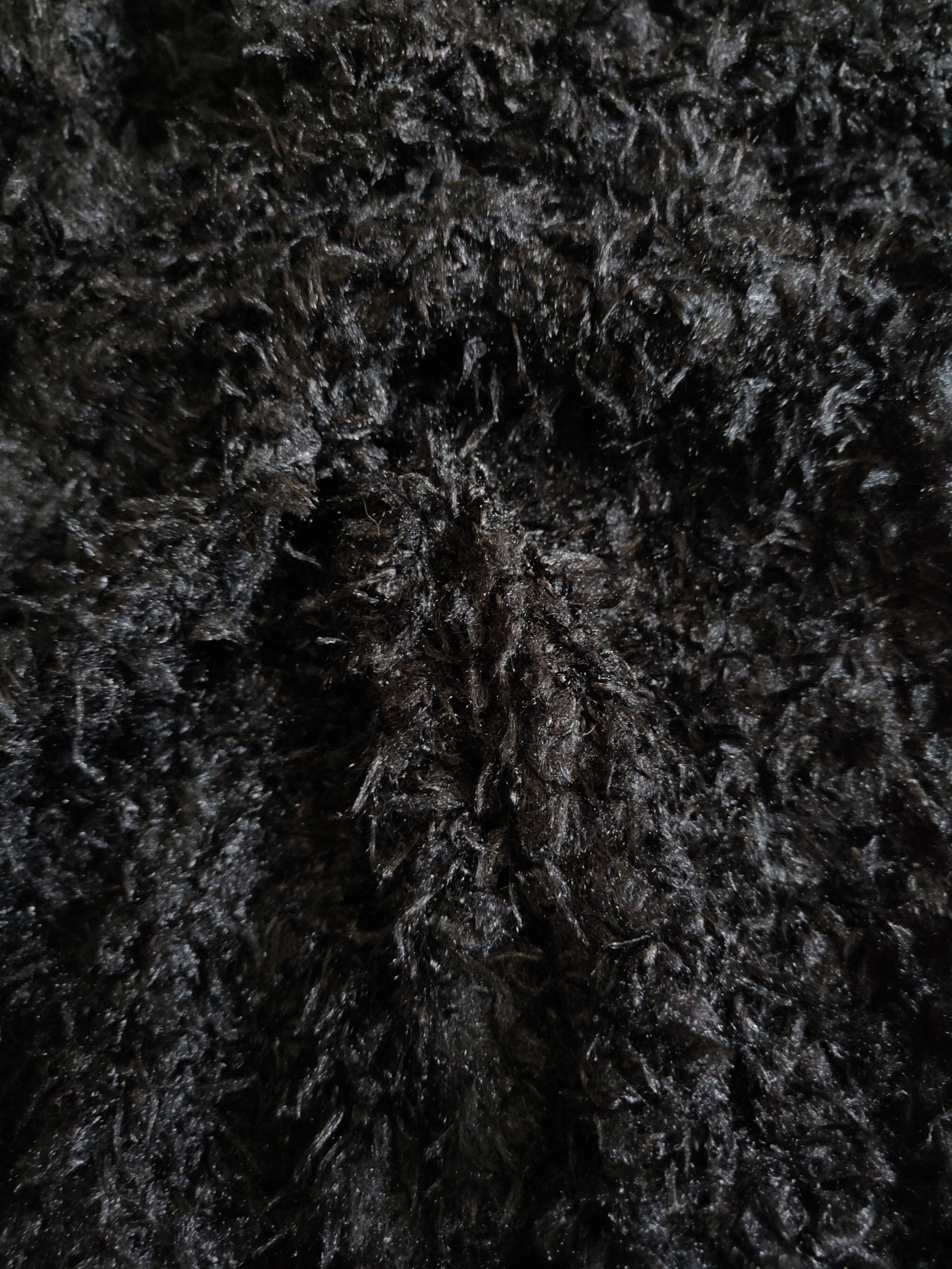 Japanese Brand × Vintage Japanese Brand Black Shag Shaggy Fur Mohair Knitwear #S1894 Size S / US 4 / IT 40 - 10 Thumbnail